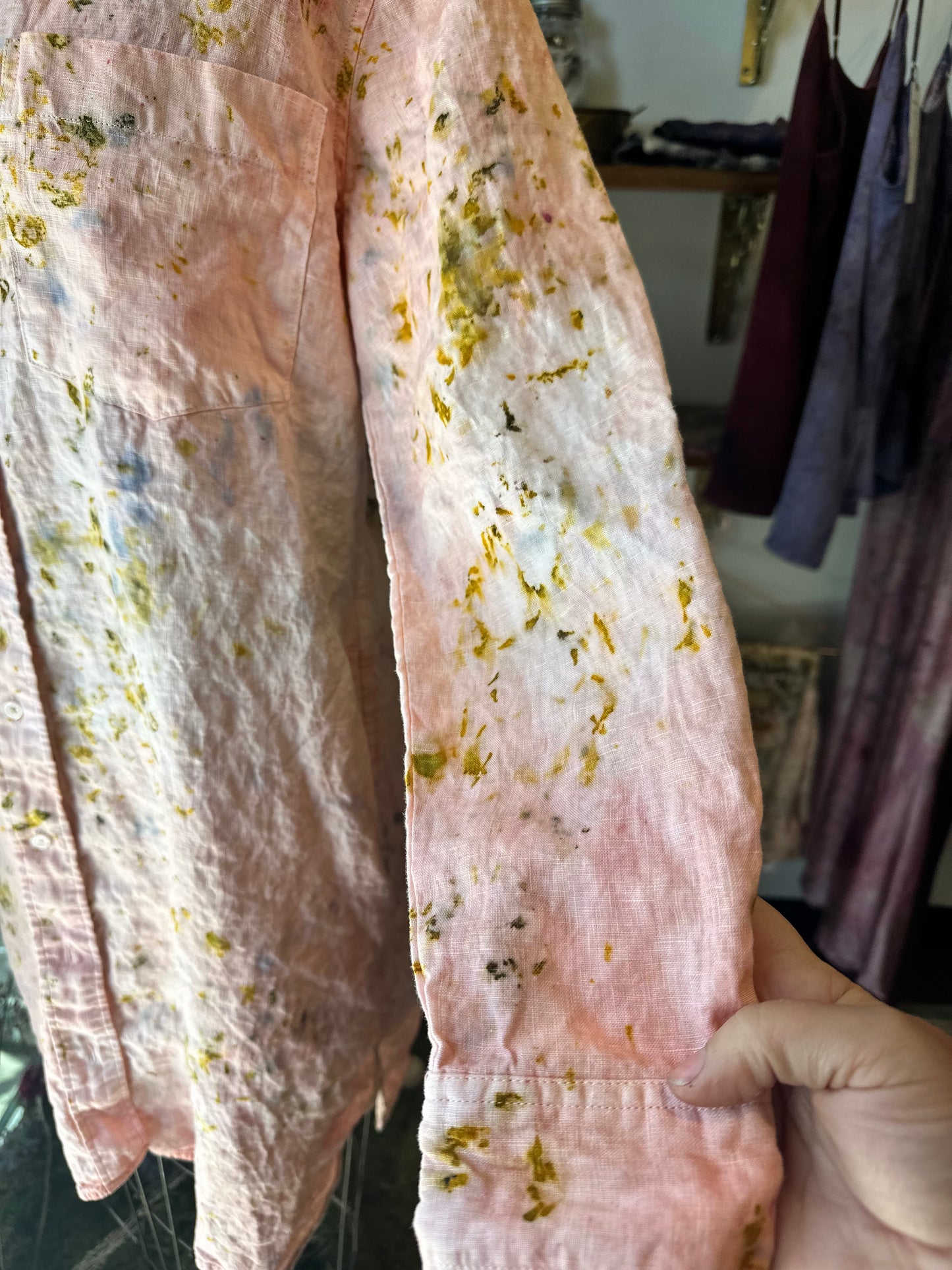 Linen tunic - sunset