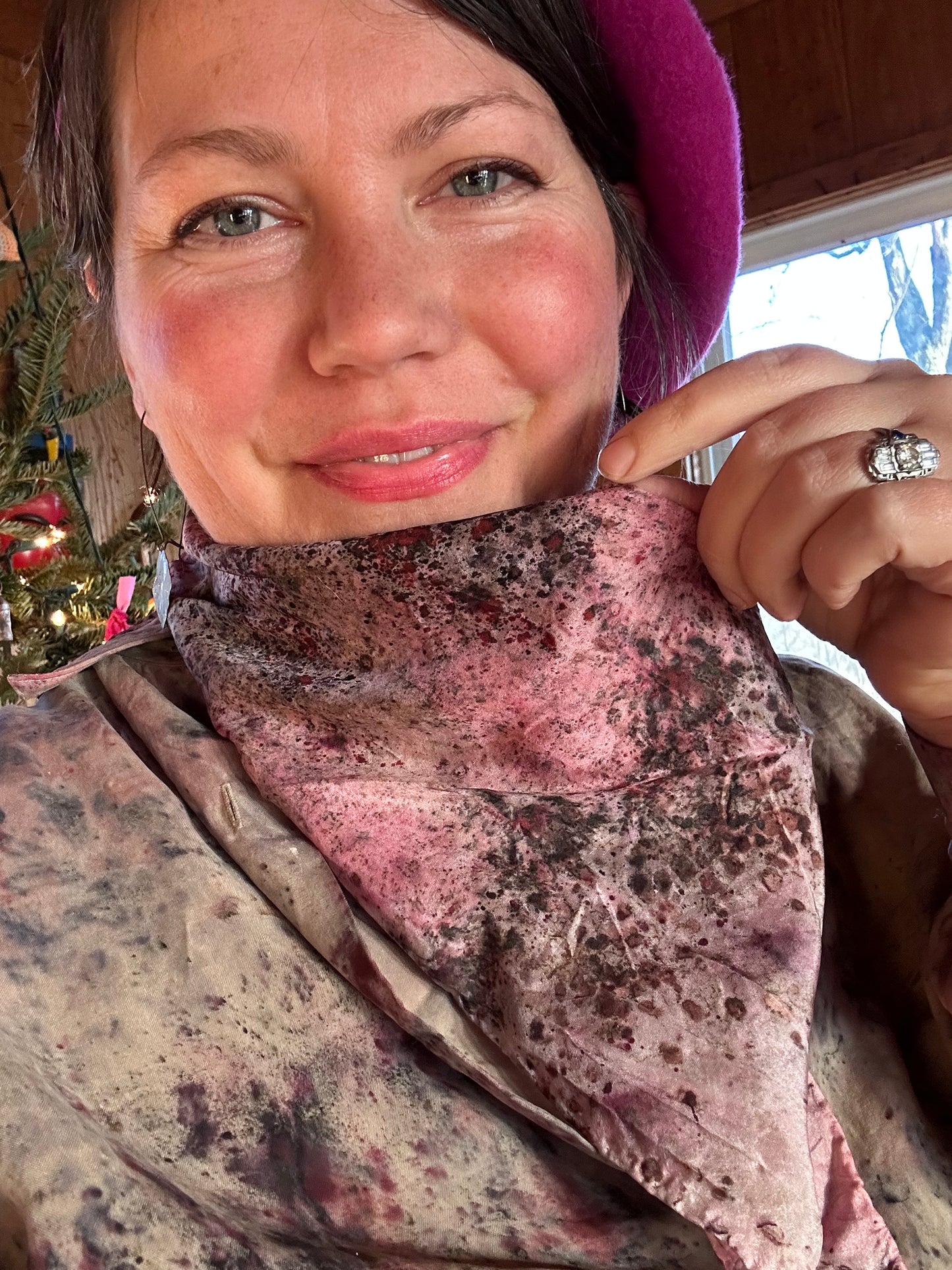 Plant magic bandana/ altar cloth- sacred heart