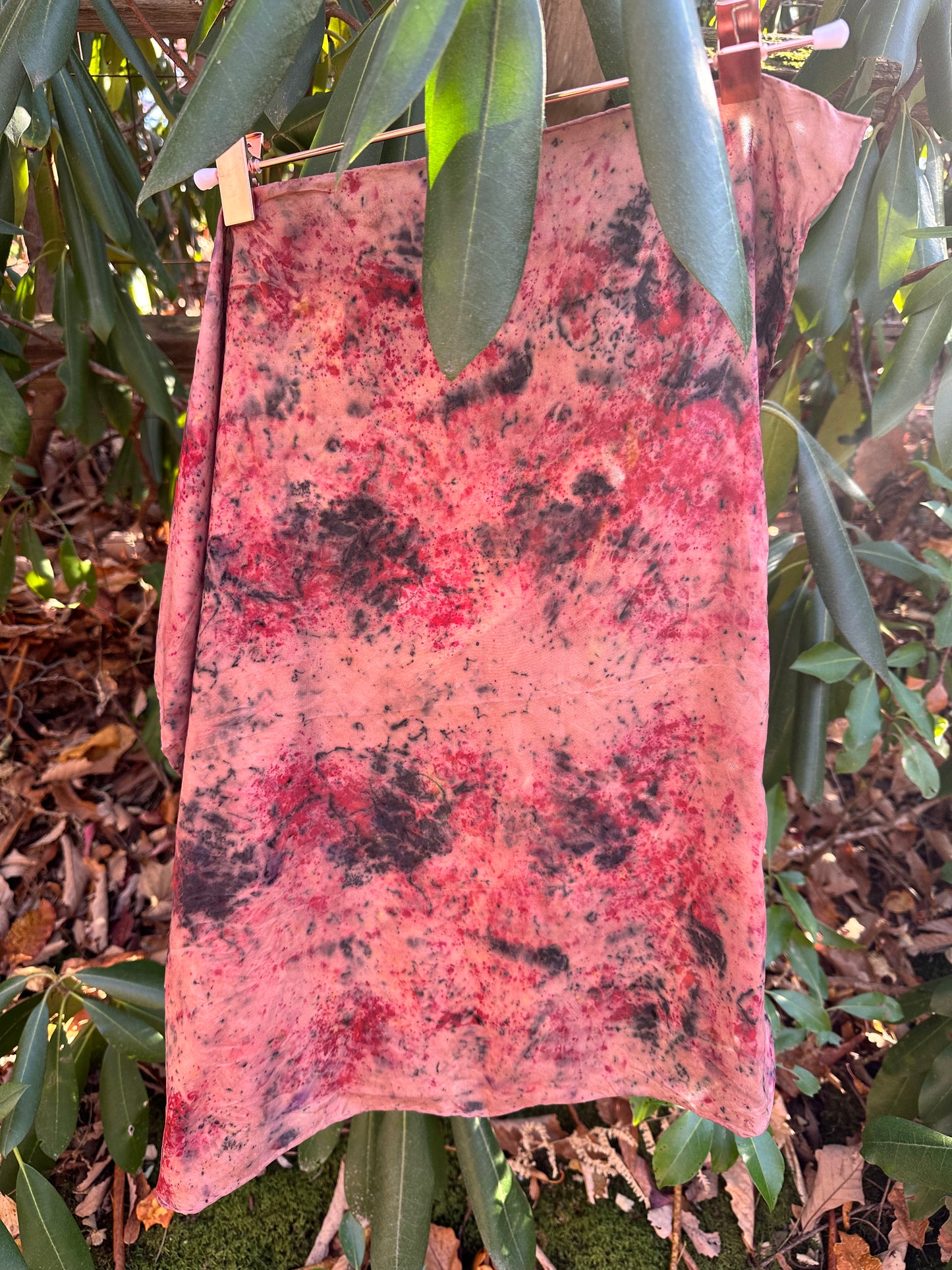 Silk bandana/ altar cloth- rooted voice