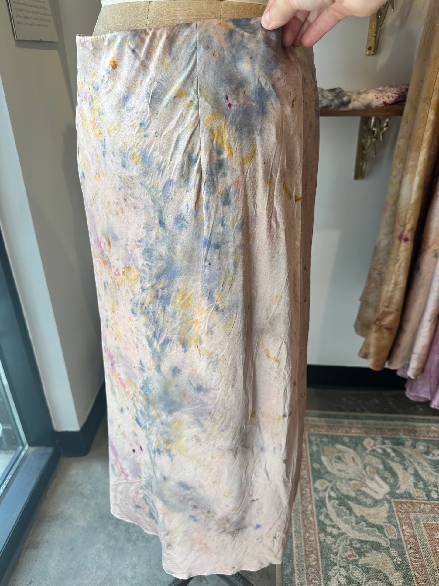 Silk skirt - all that shimmers