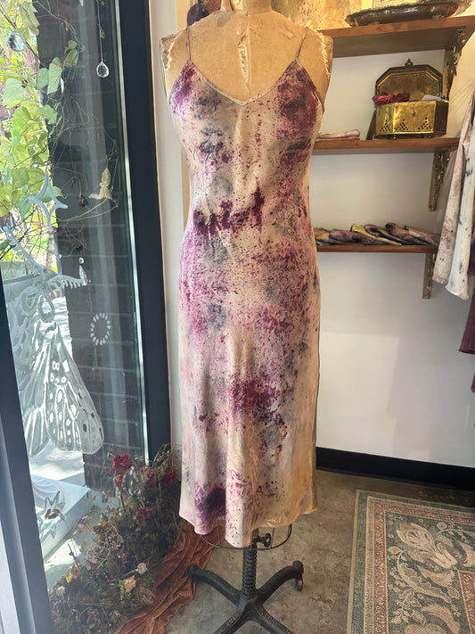 Silk dress - root me in life