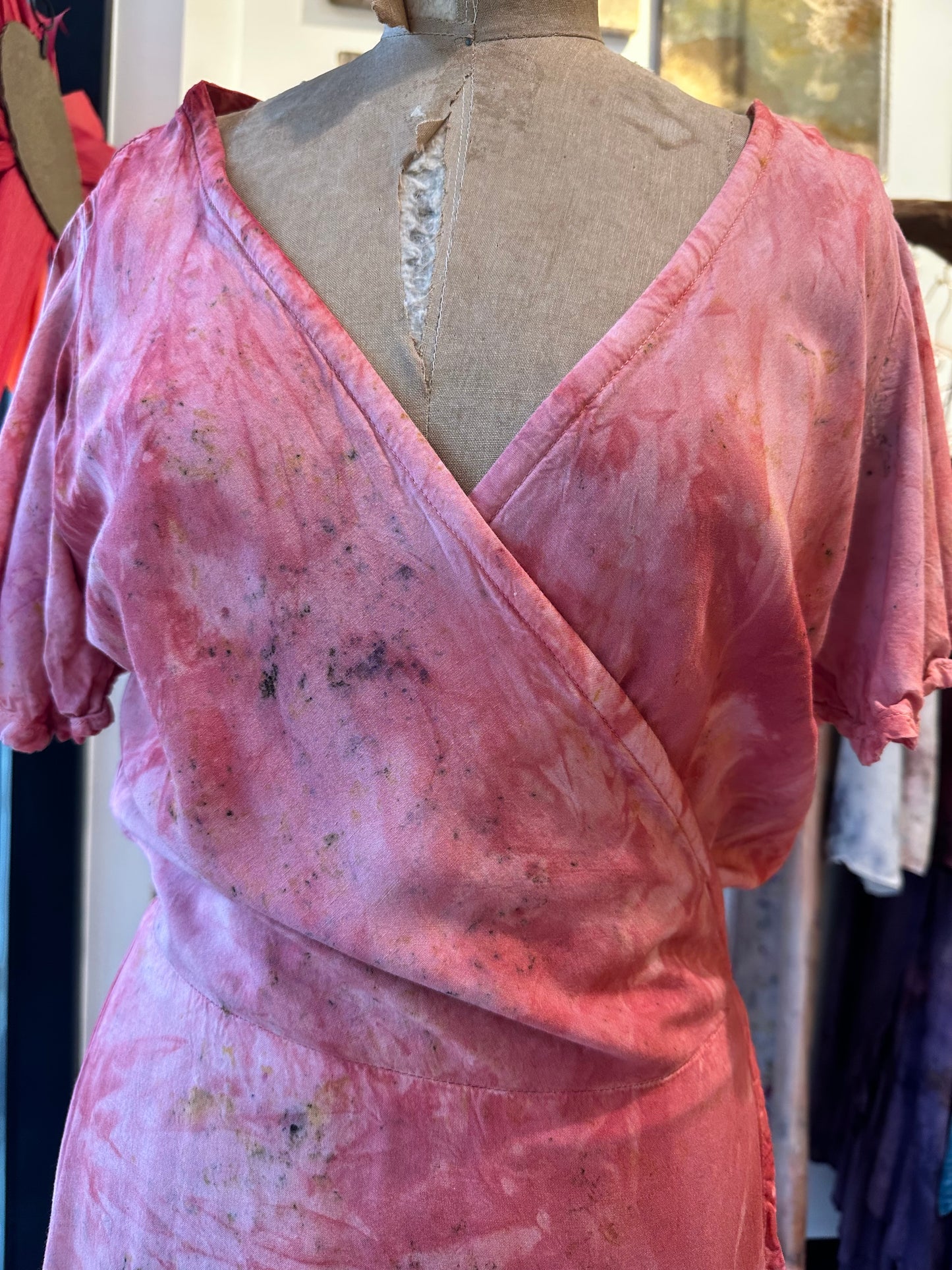 Wrap dress - rose super