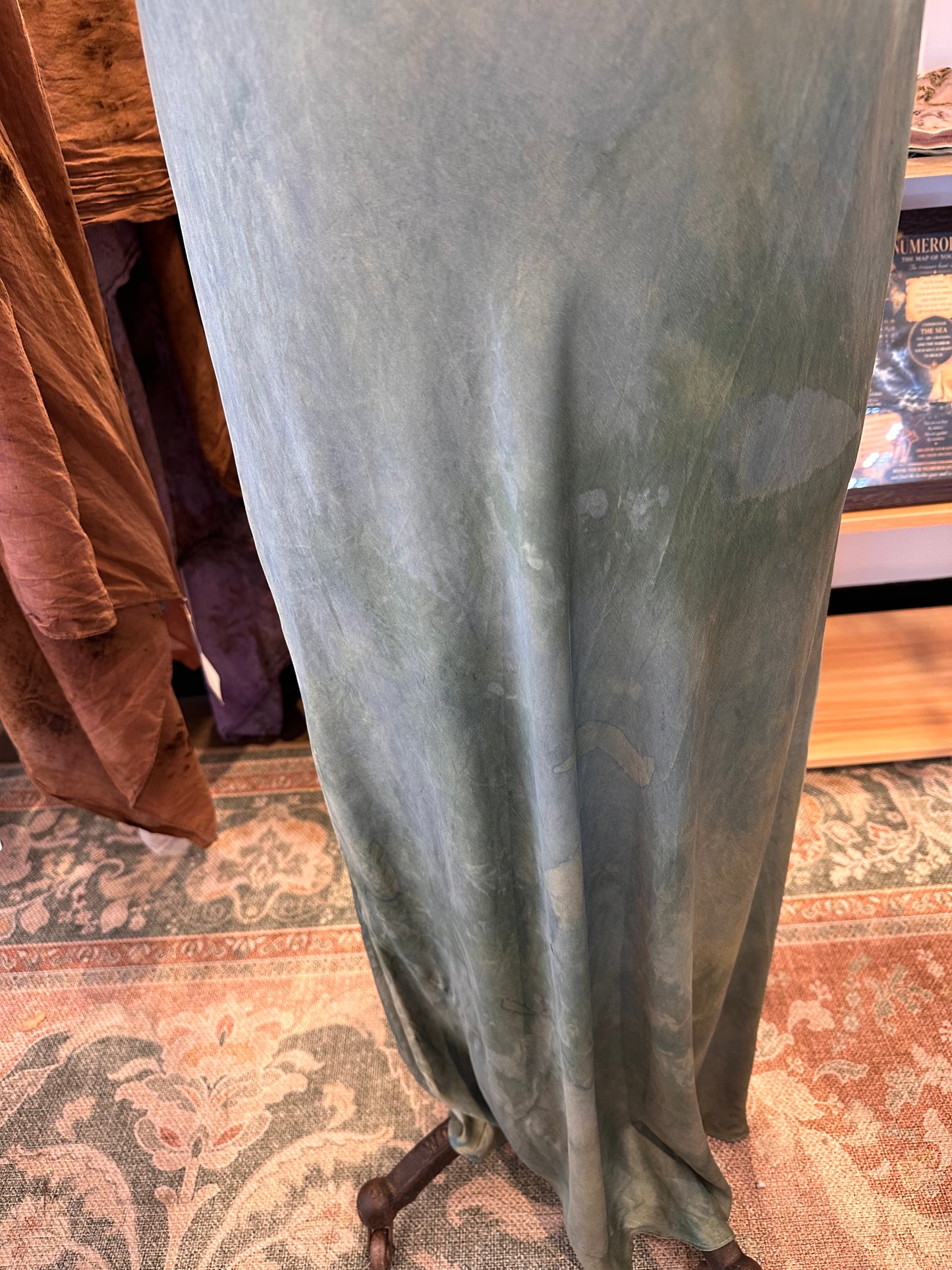 Silk slip dress - water goddess