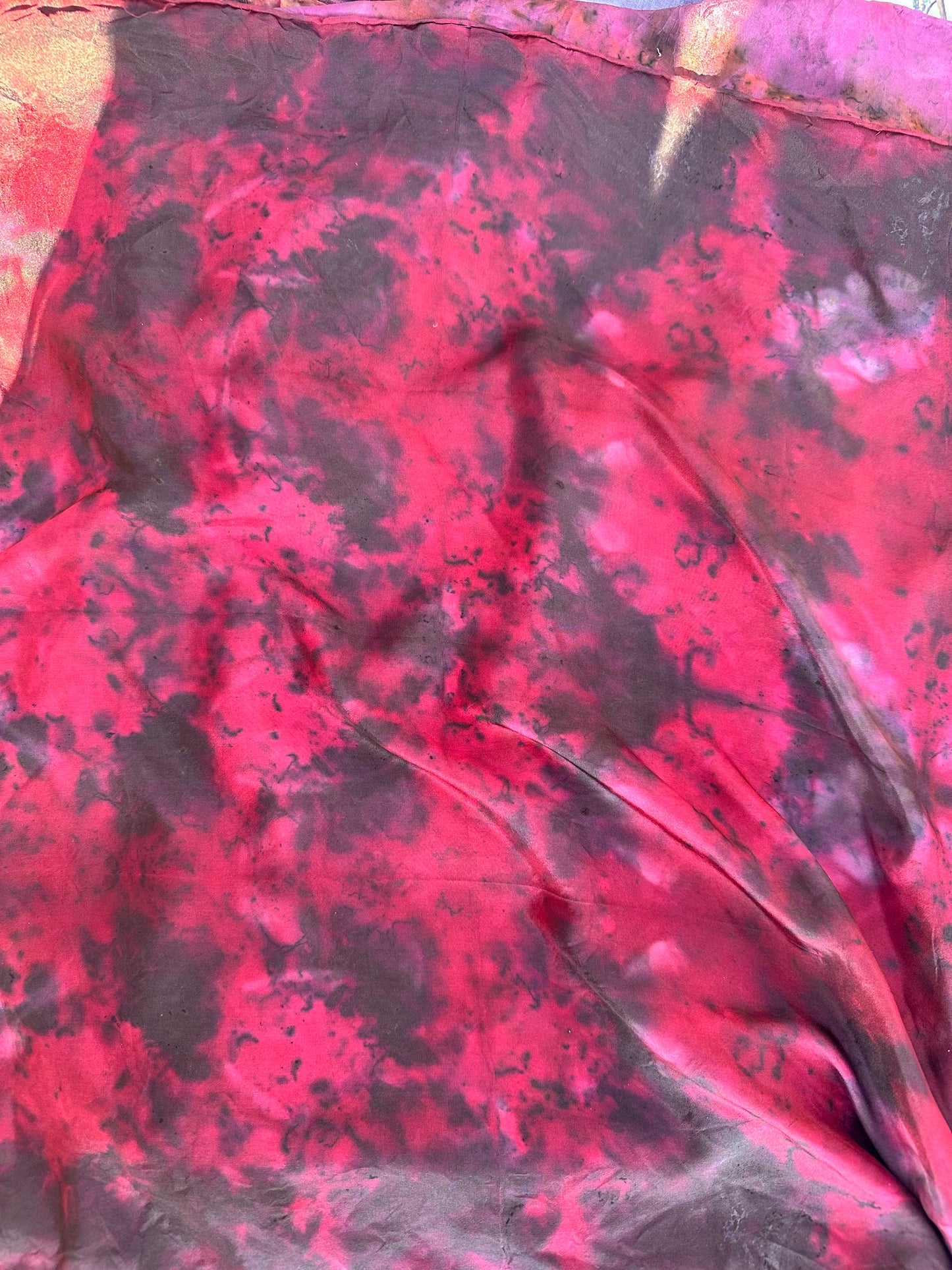 Silk bandana / altar cloth - bloodline