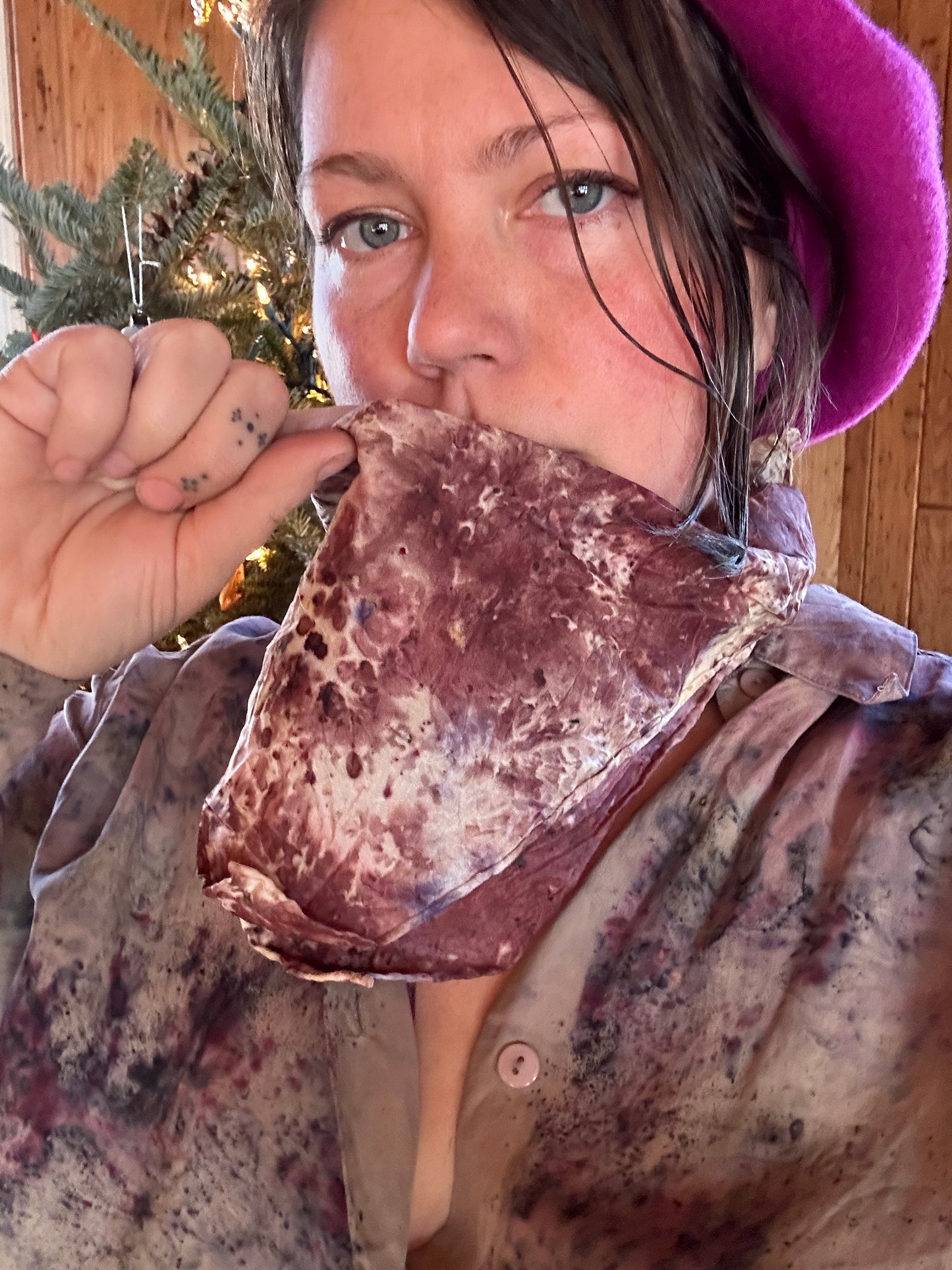 Plant magic bandana/altar cloth- tree medicine