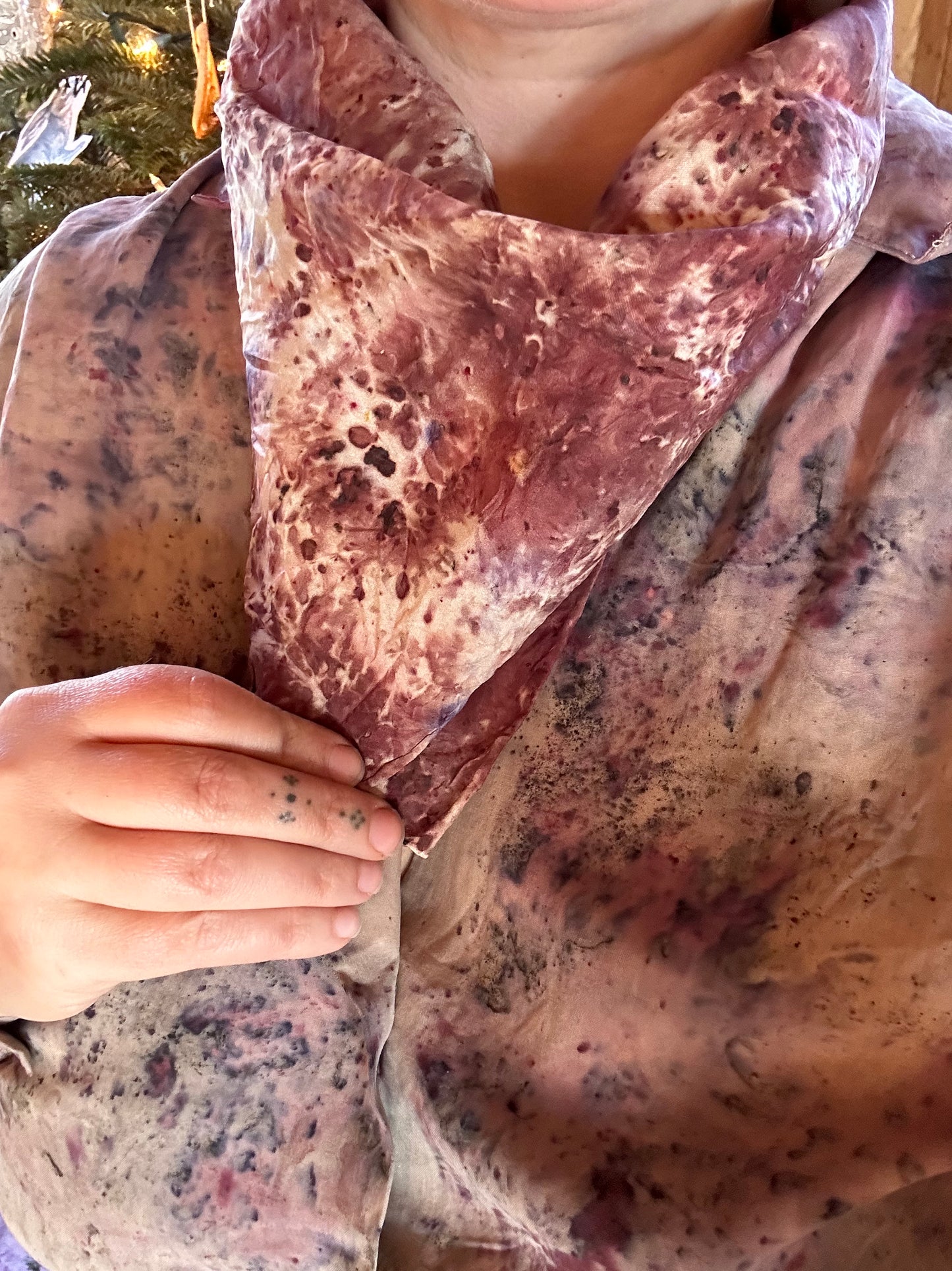 Plant magic bandana/altar cloth- tree medicine