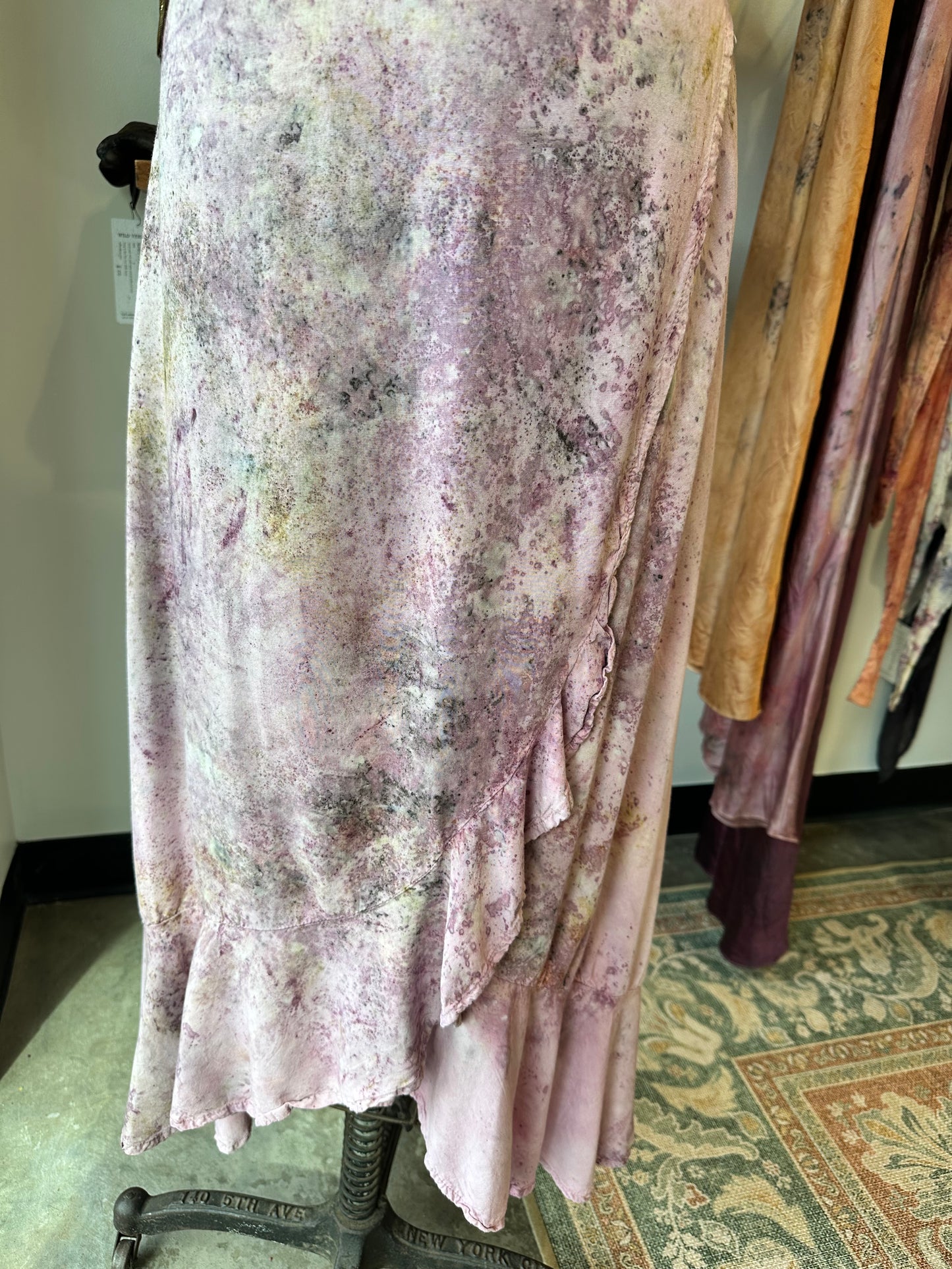 Wrap dress - soft heart space