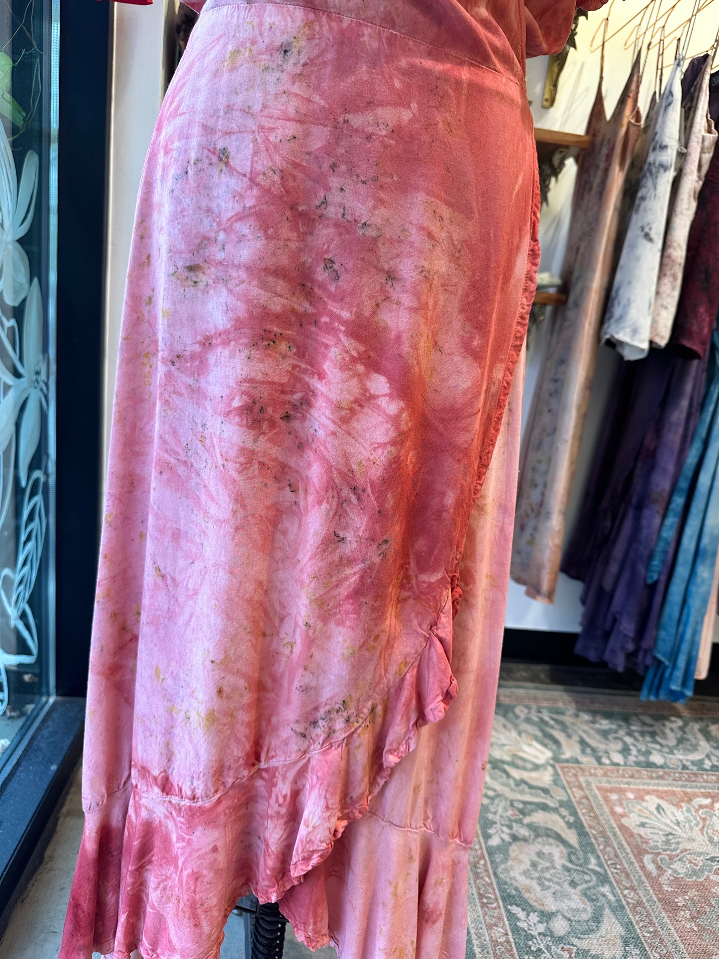 Wrap dress - rose super
