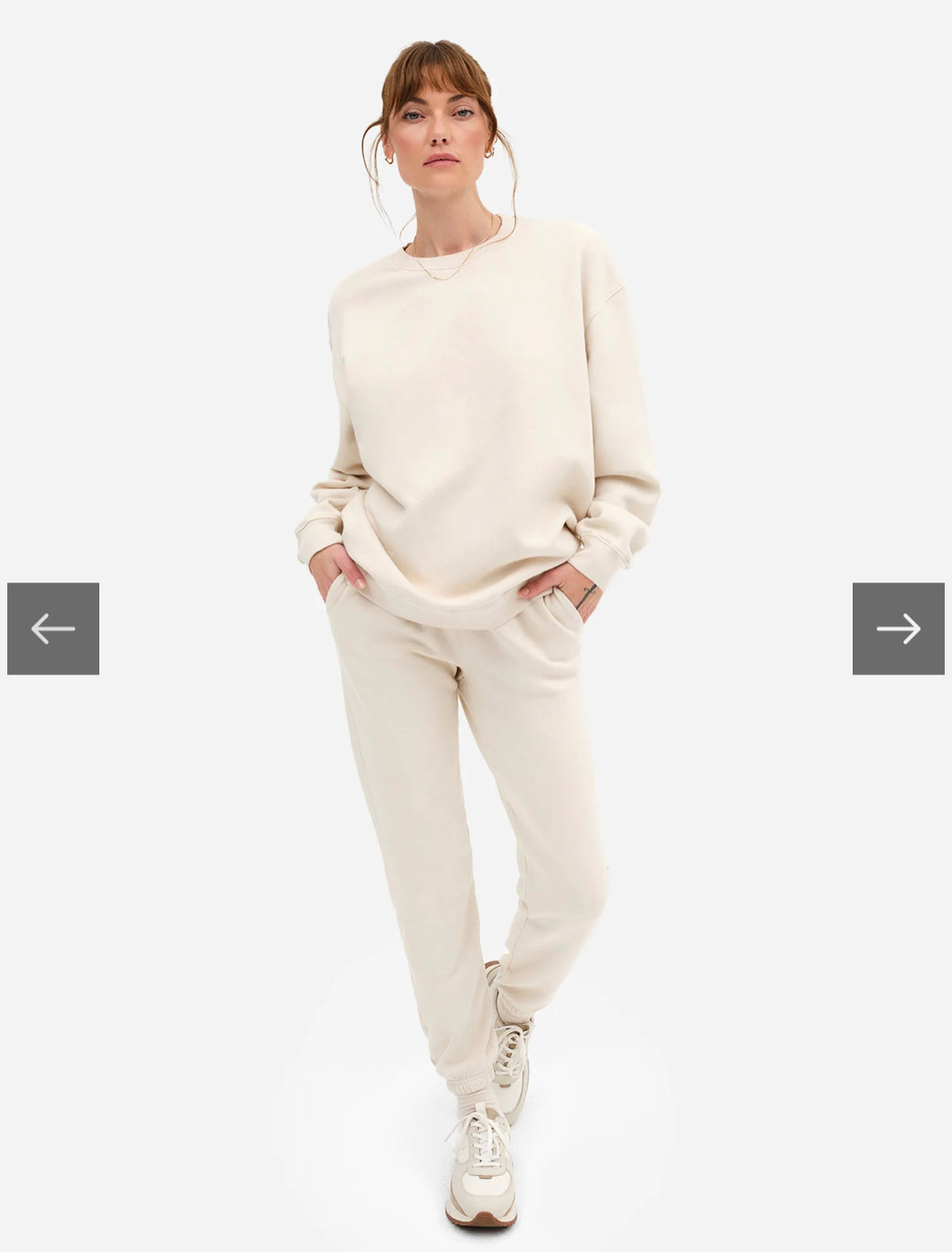 Cozy organic cotton joggers