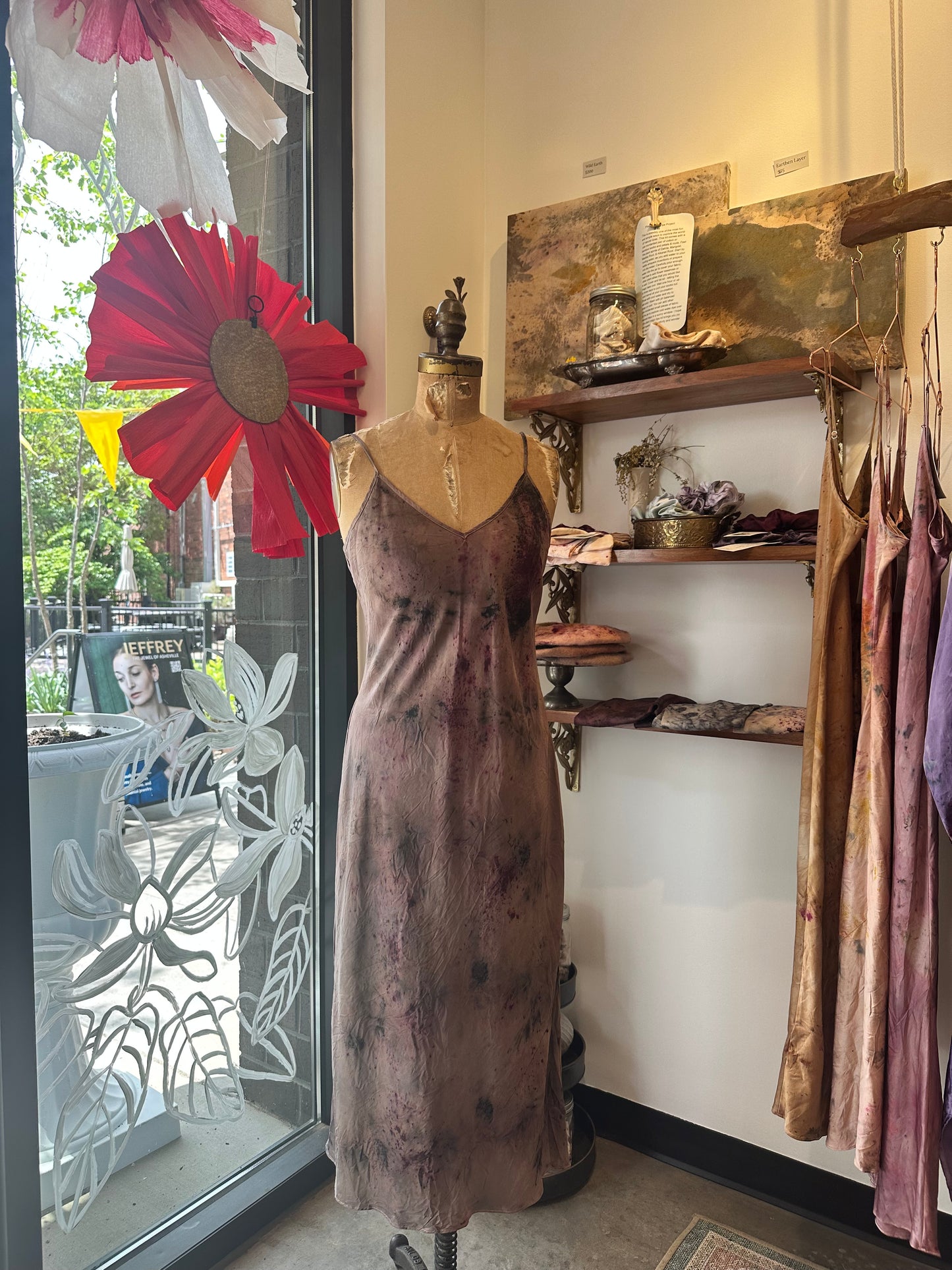 Silk slip dress - earth my body