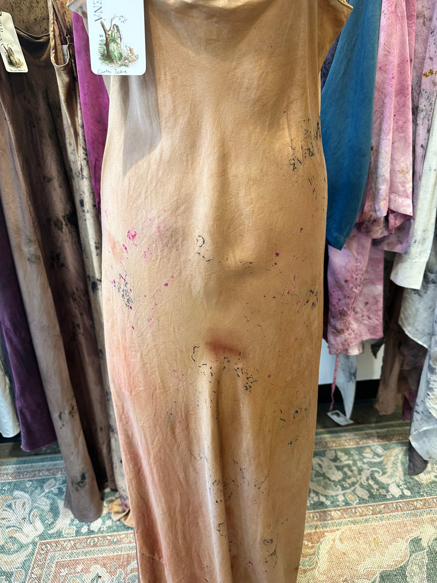 Silk slip dress - earth body
