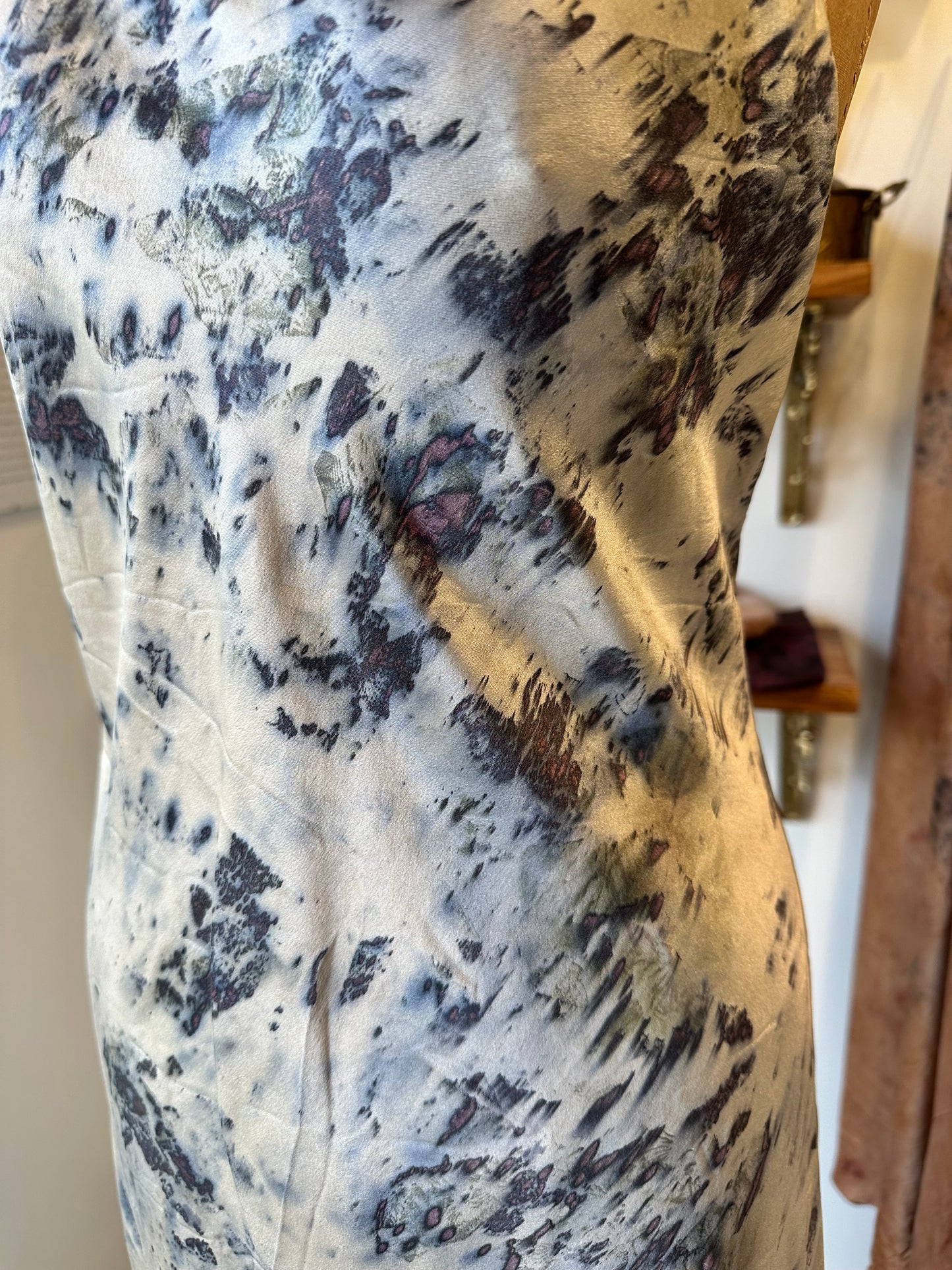 Silk slip dress maxi - kissed by a rose 🥀