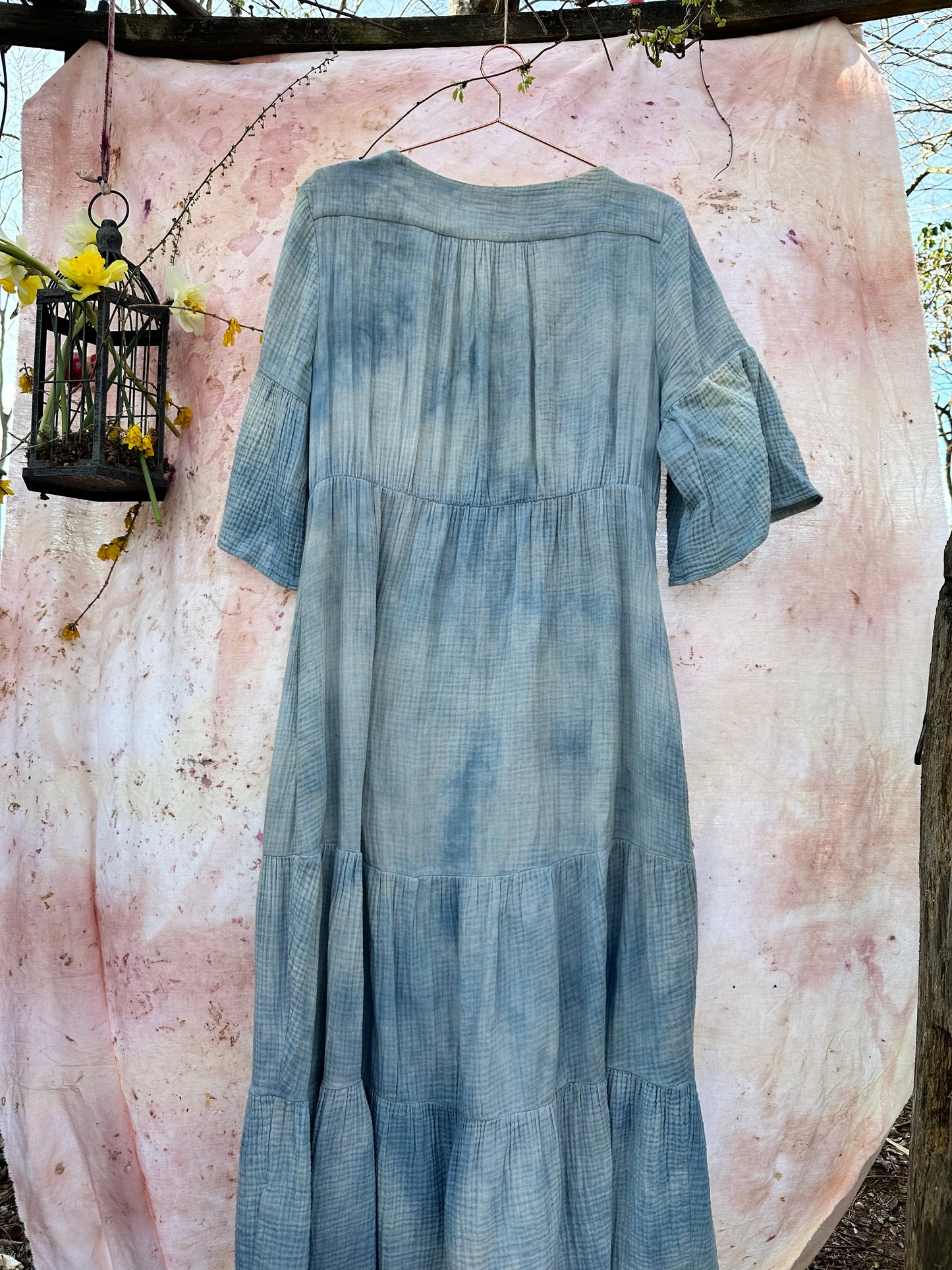 Cotton button up dress