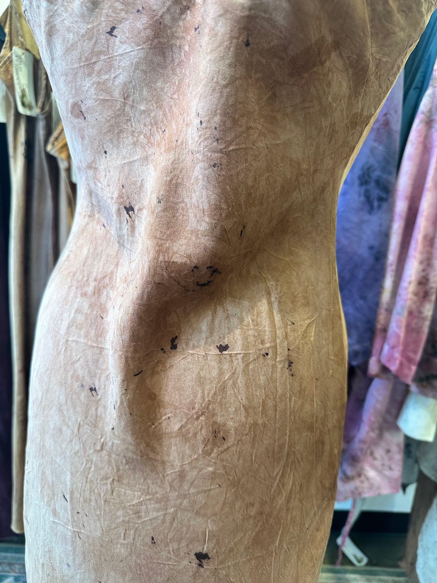 Silk slip dress - Neptune