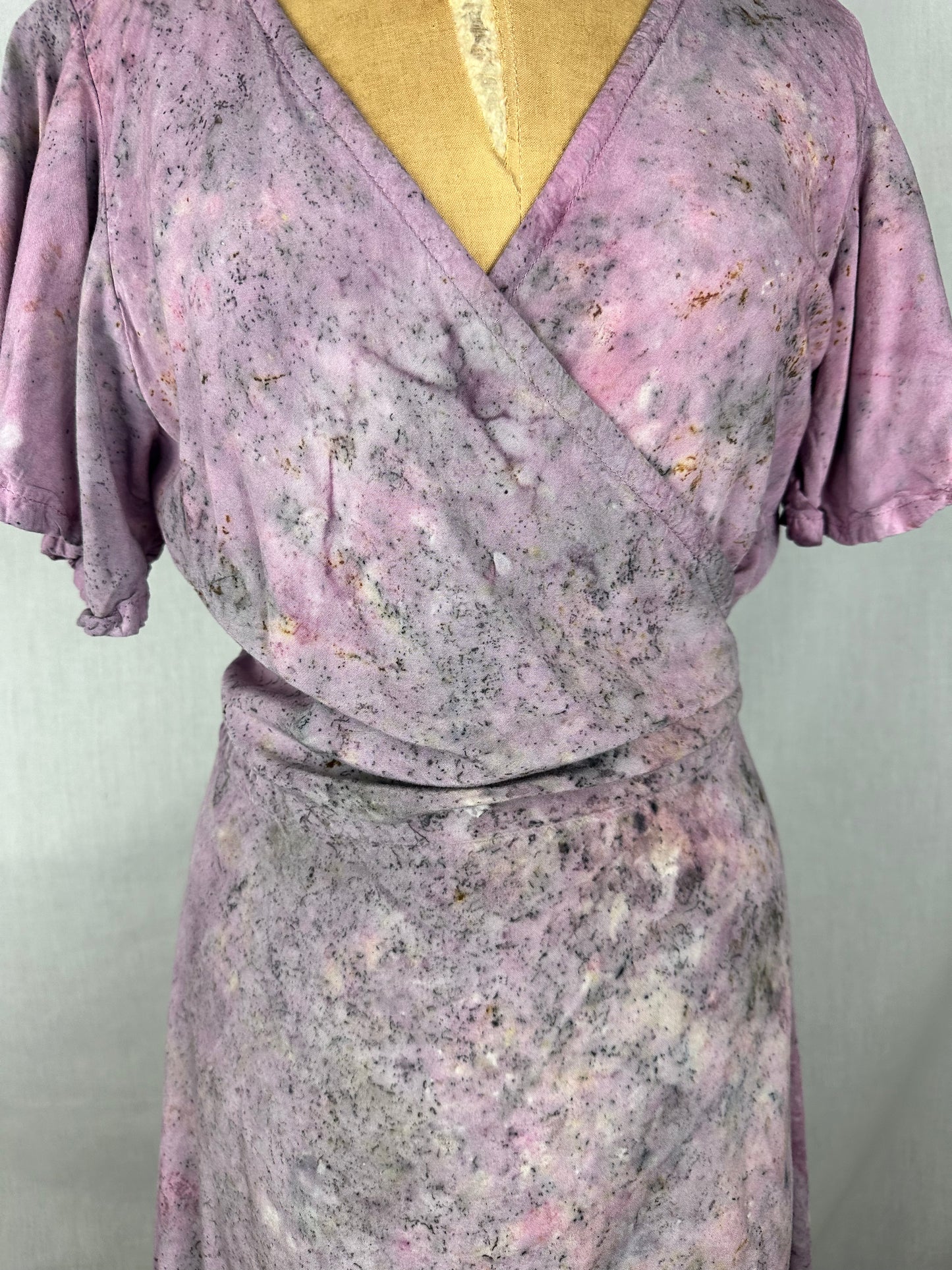 Wrap dress - heart chakra