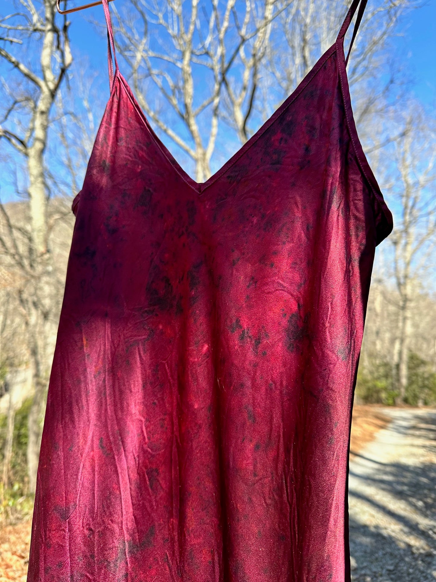 Silk Slip Dress - Ruby Bliss