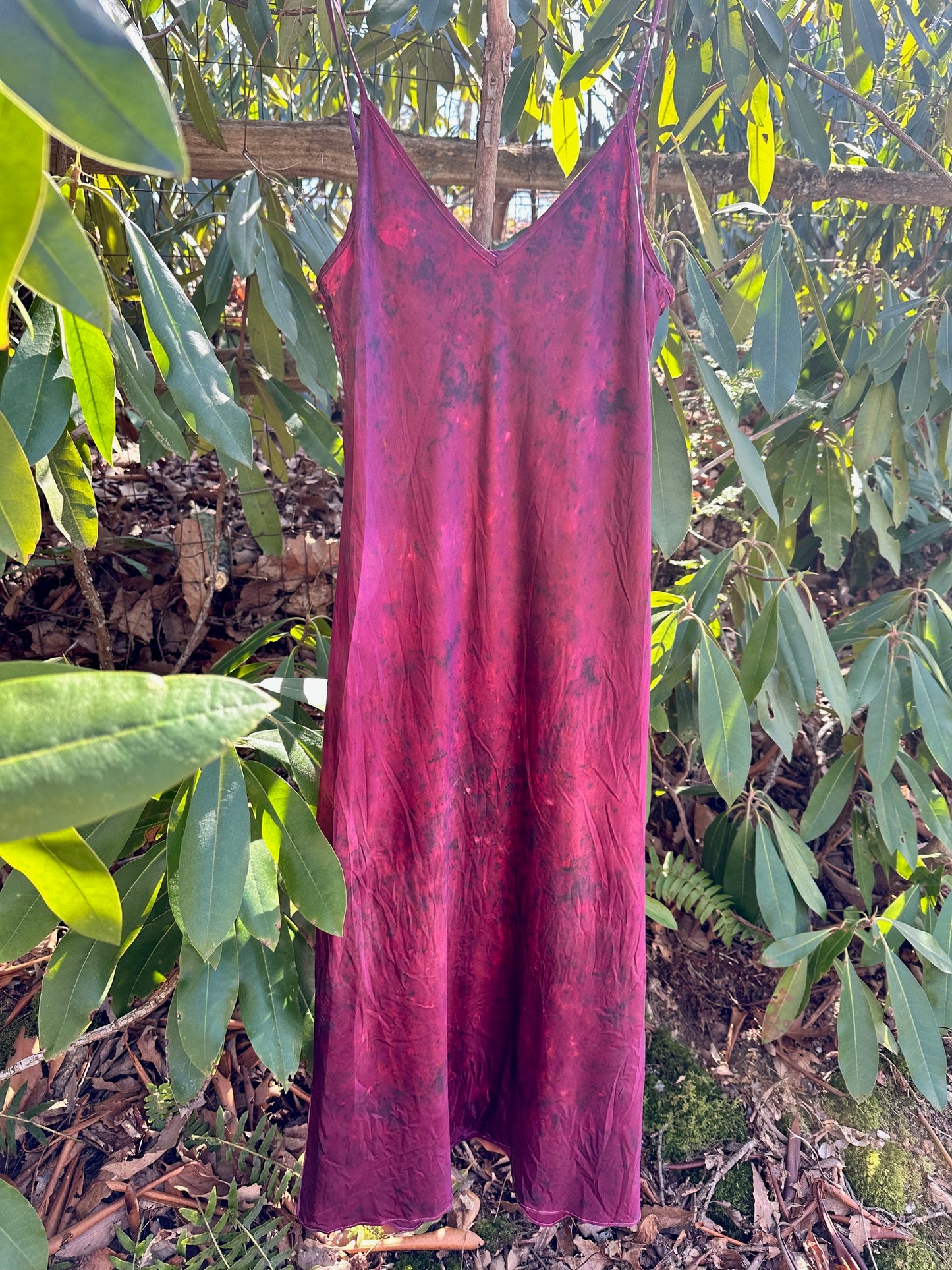 Silk Slip Dress - Ruby Bliss