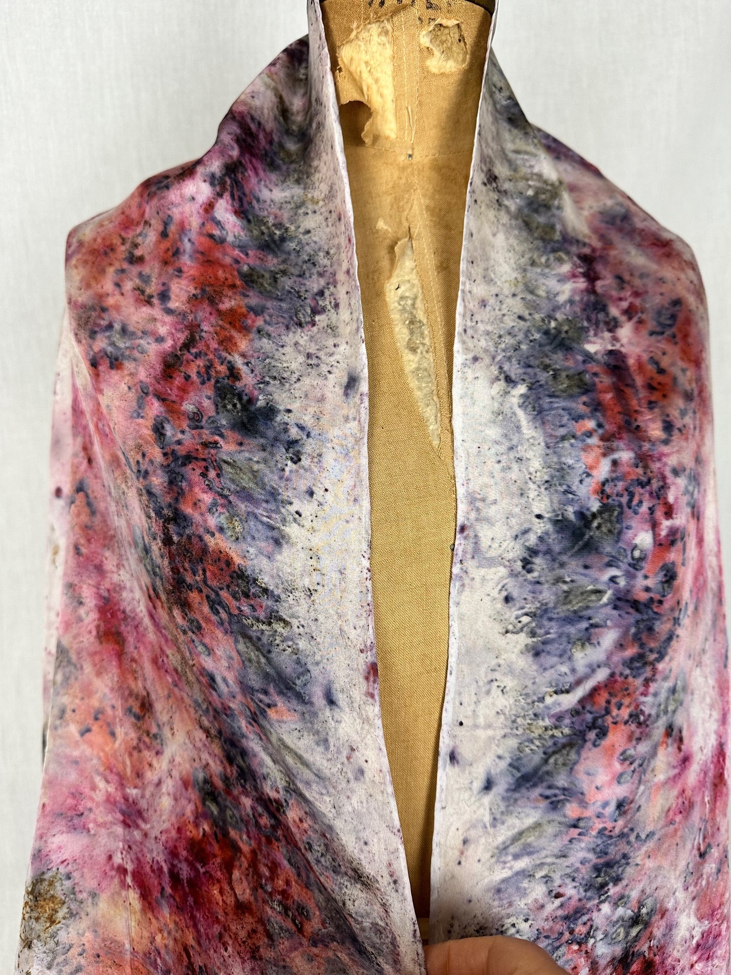 Silk Shawl - Run with the Wolves