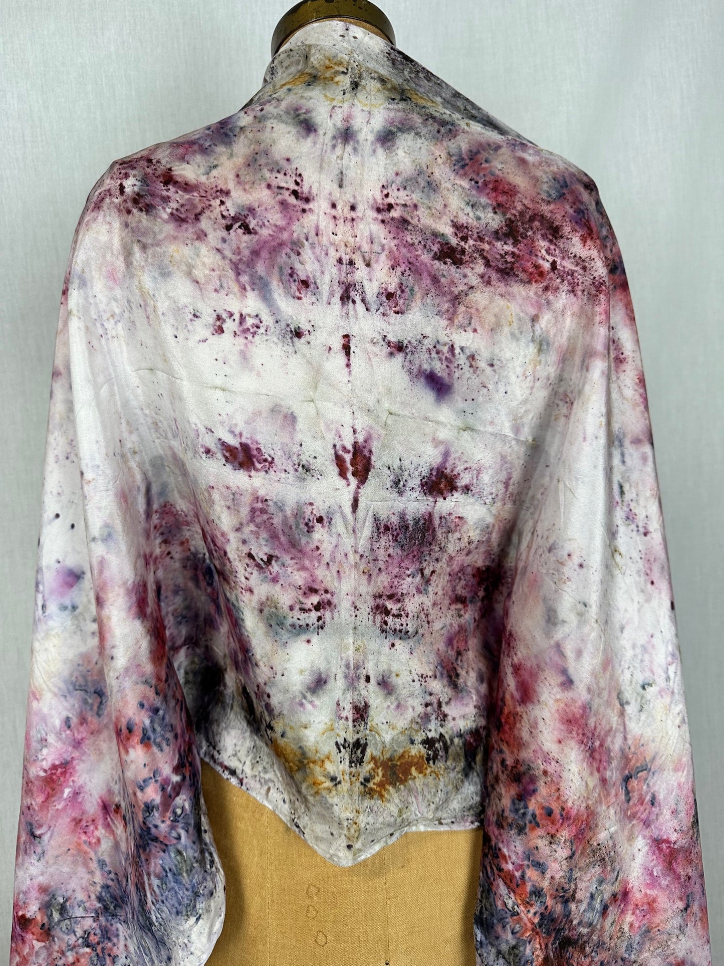 Silk Shawl - Run with the Wolves