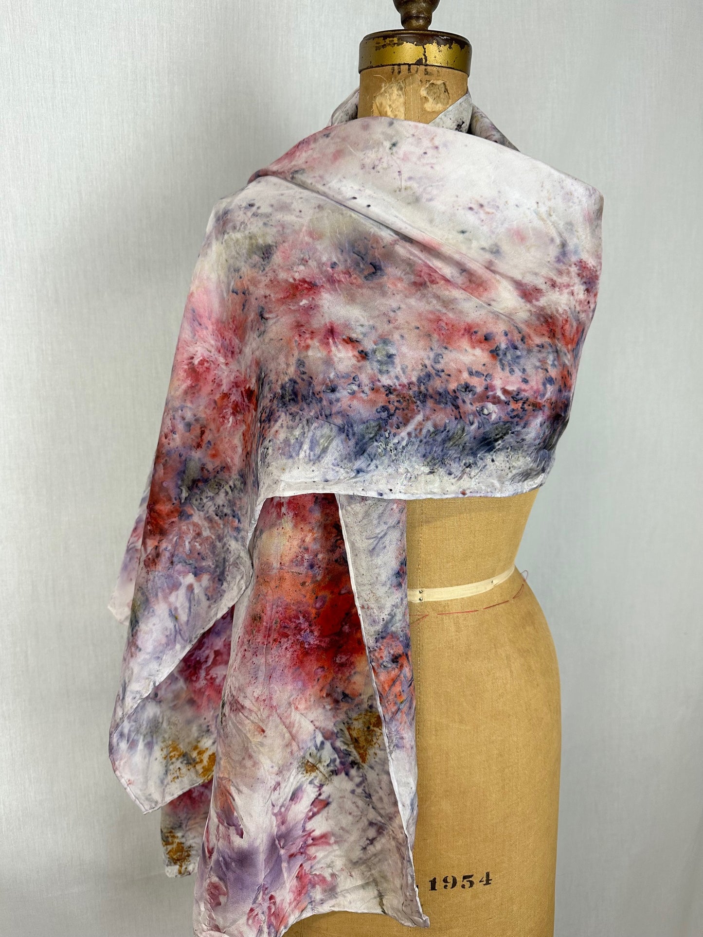 Silk Shawl - Run with the Wolves