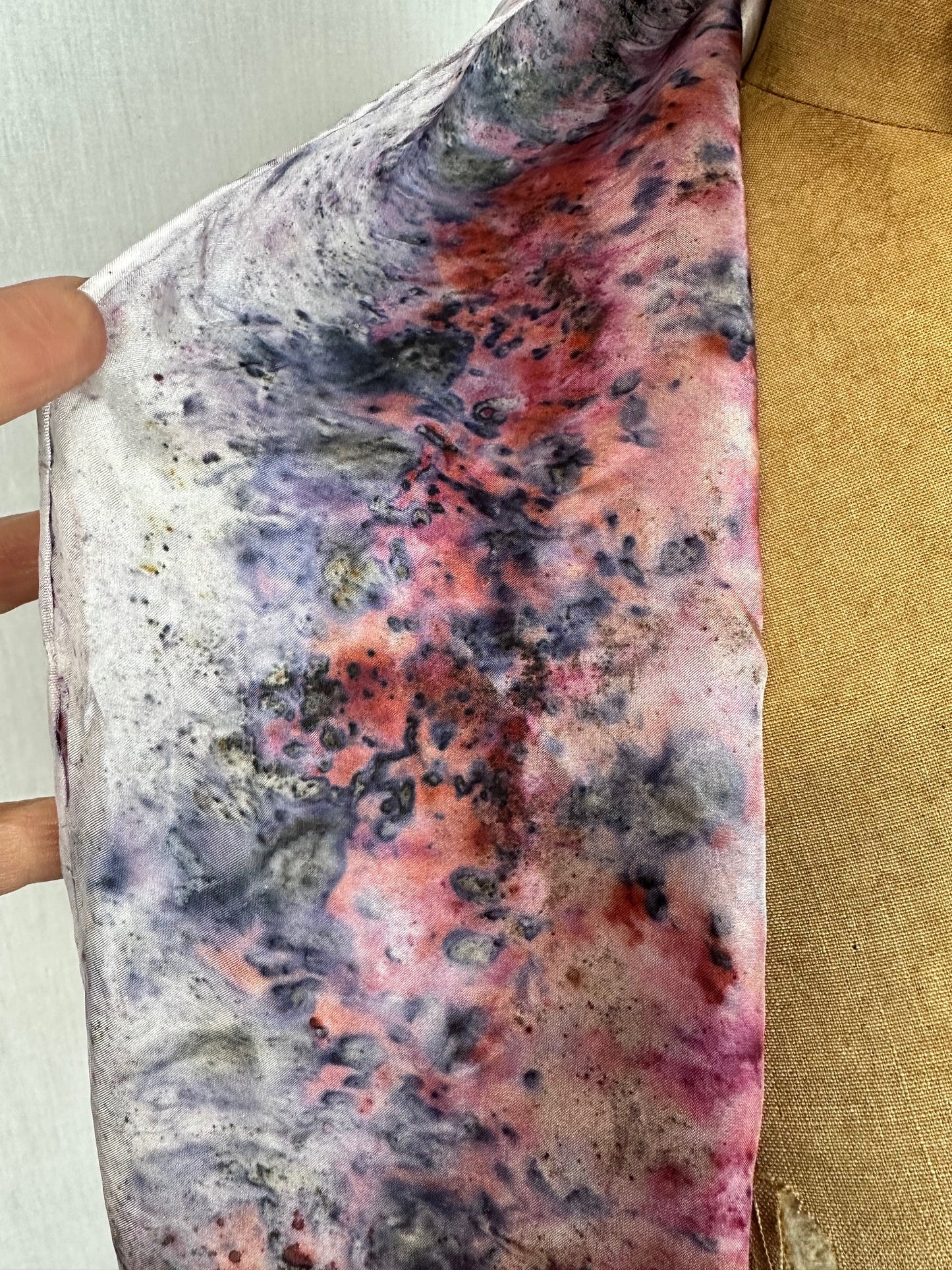 Silk Shawl - Run with the Wolves