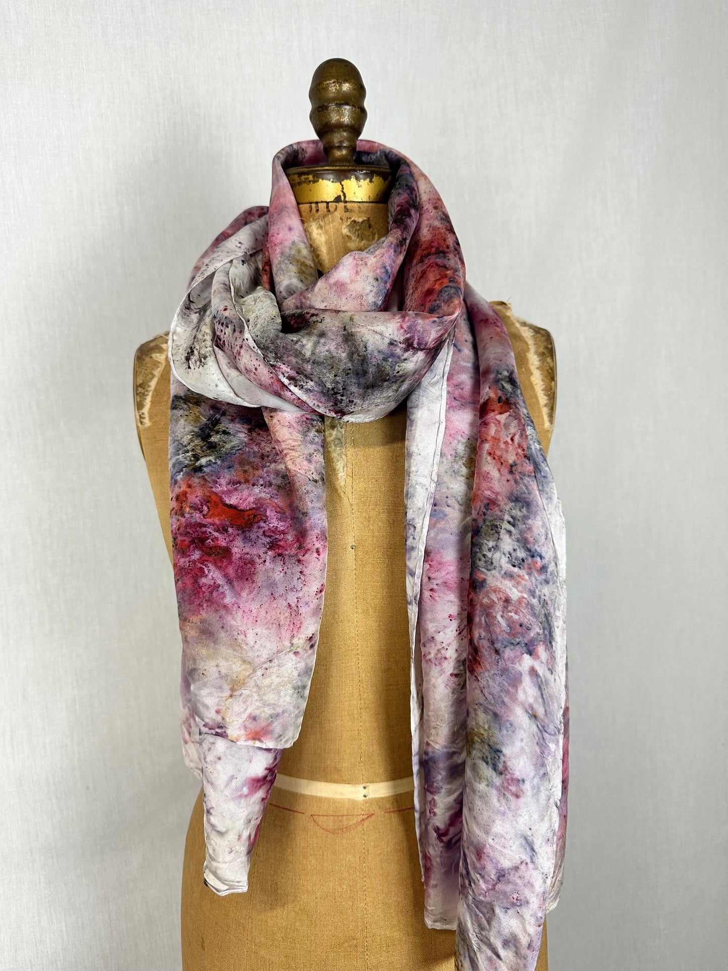 Silk Shawl - Run with the Wolves