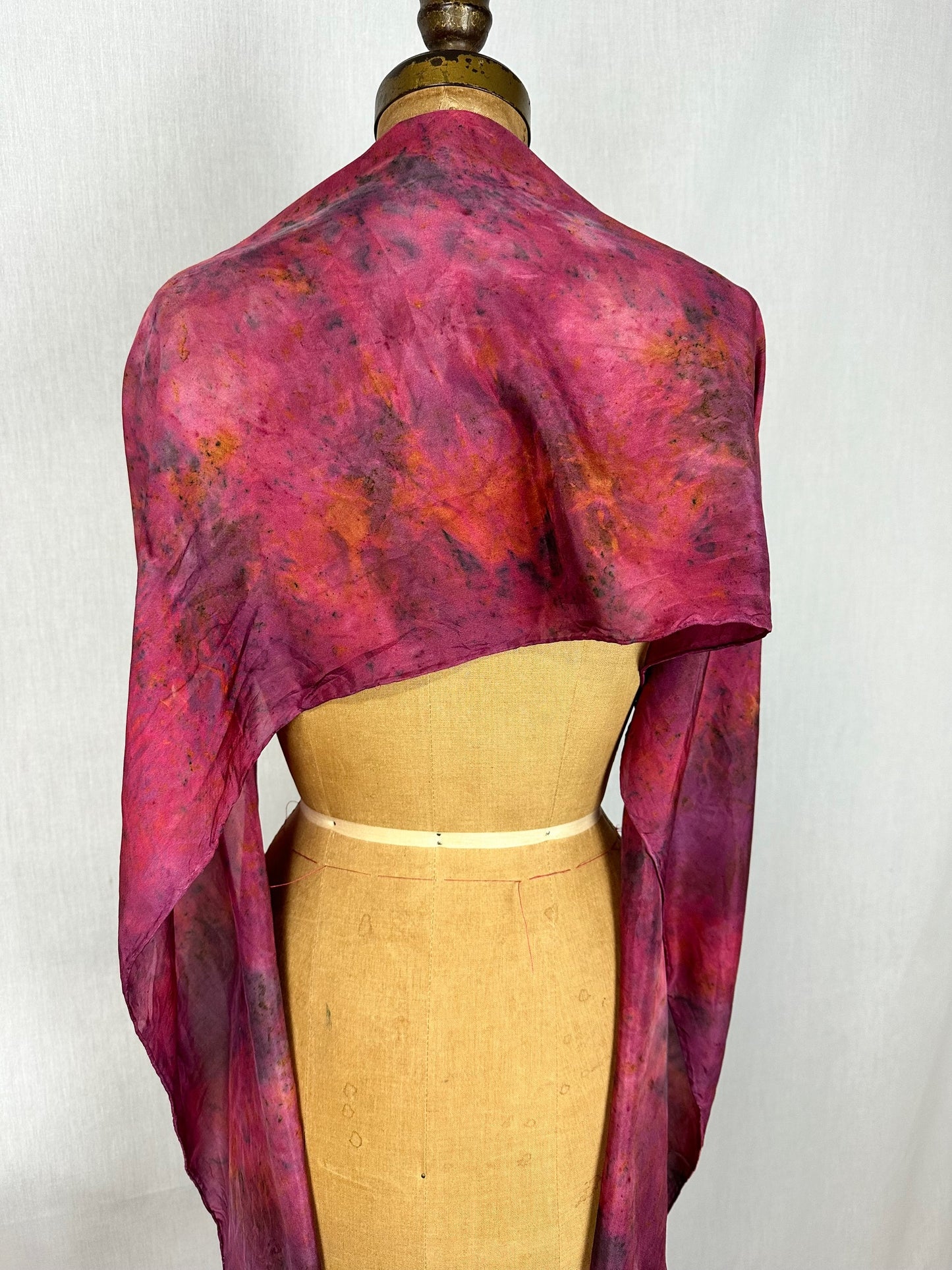 Silk Scarf - Dancing in the flames of the Dark Goddess