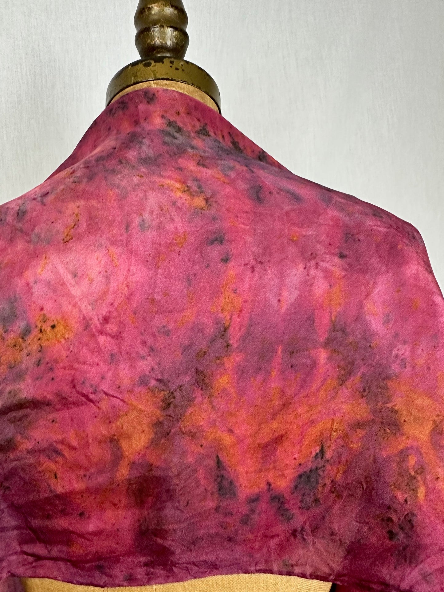 Silk Scarf - Dancing in the flames of the Dark Goddess