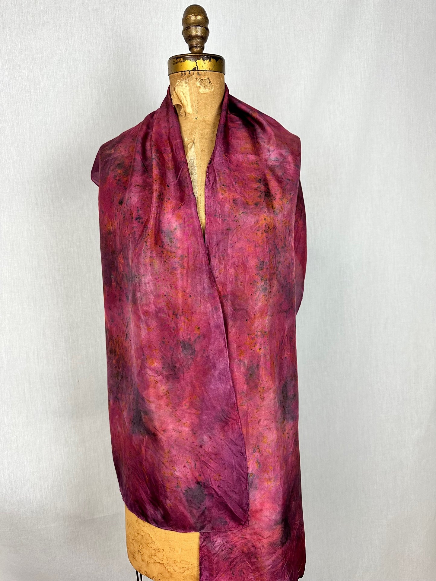 Silk Scarf - Dancing in the flames of the Dark Goddess