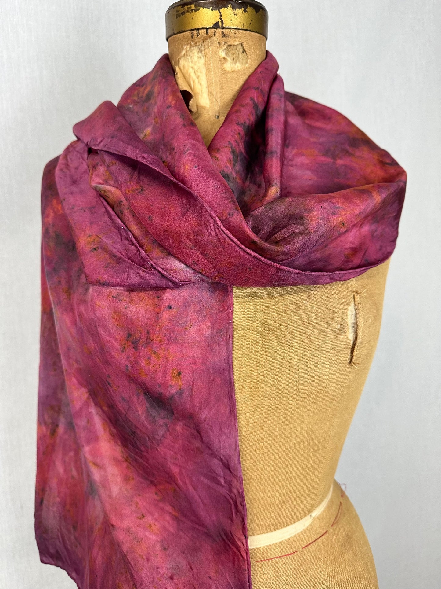 Silk Scarf - Dancing in the flames of the Dark Goddess