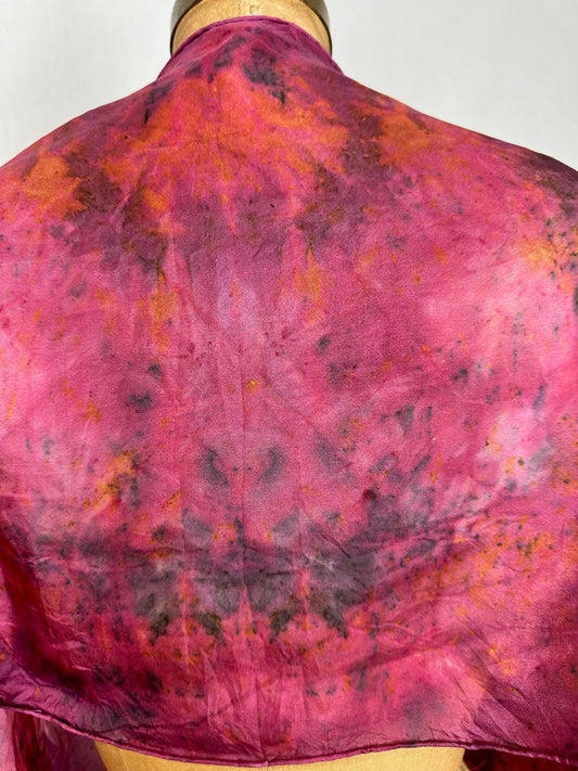 Silk Scarf - Dancing in the flames of the Dark Goddess