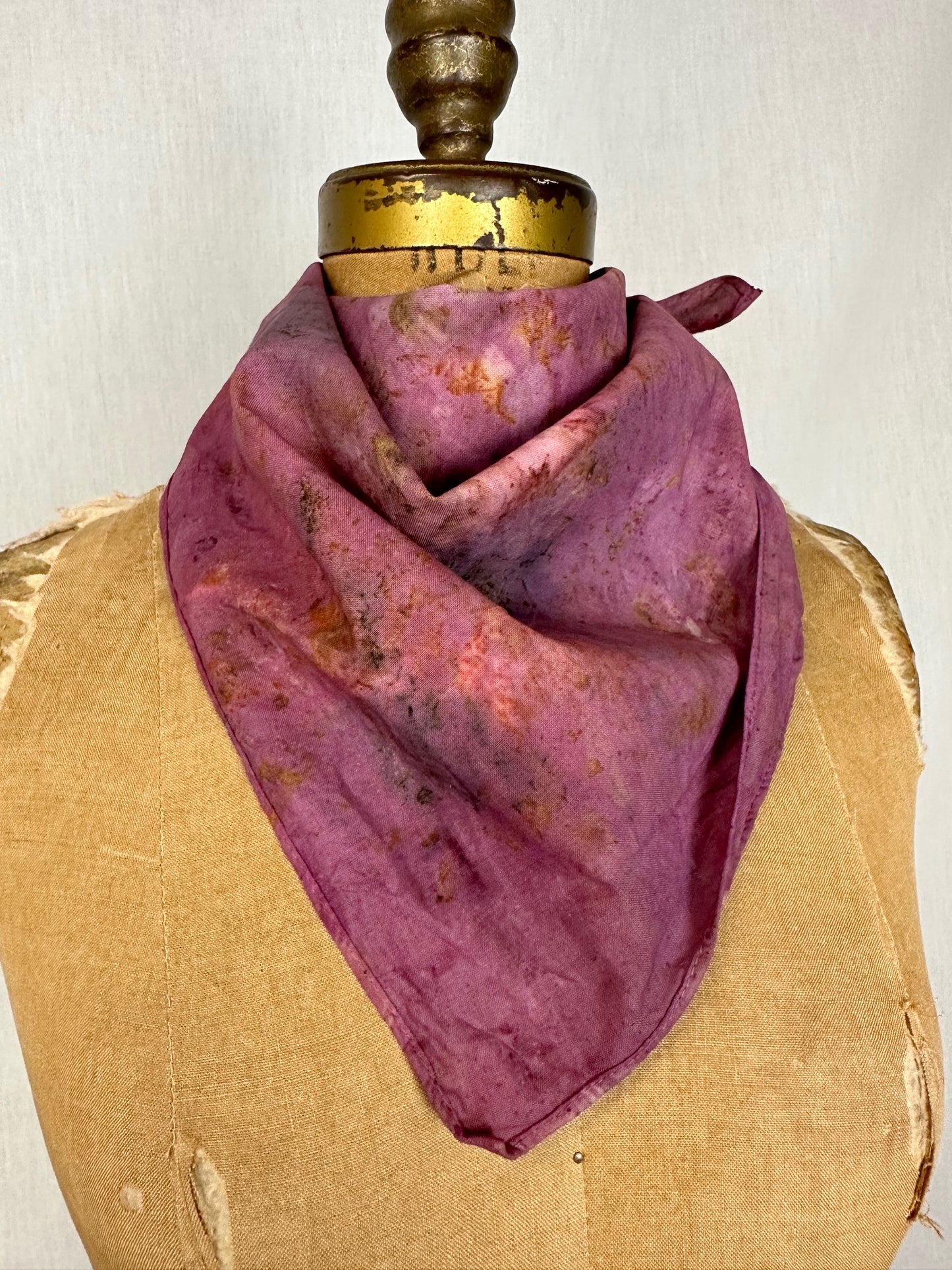 Cotton Bandanna / Altar Cloth - Cosmic Spiral