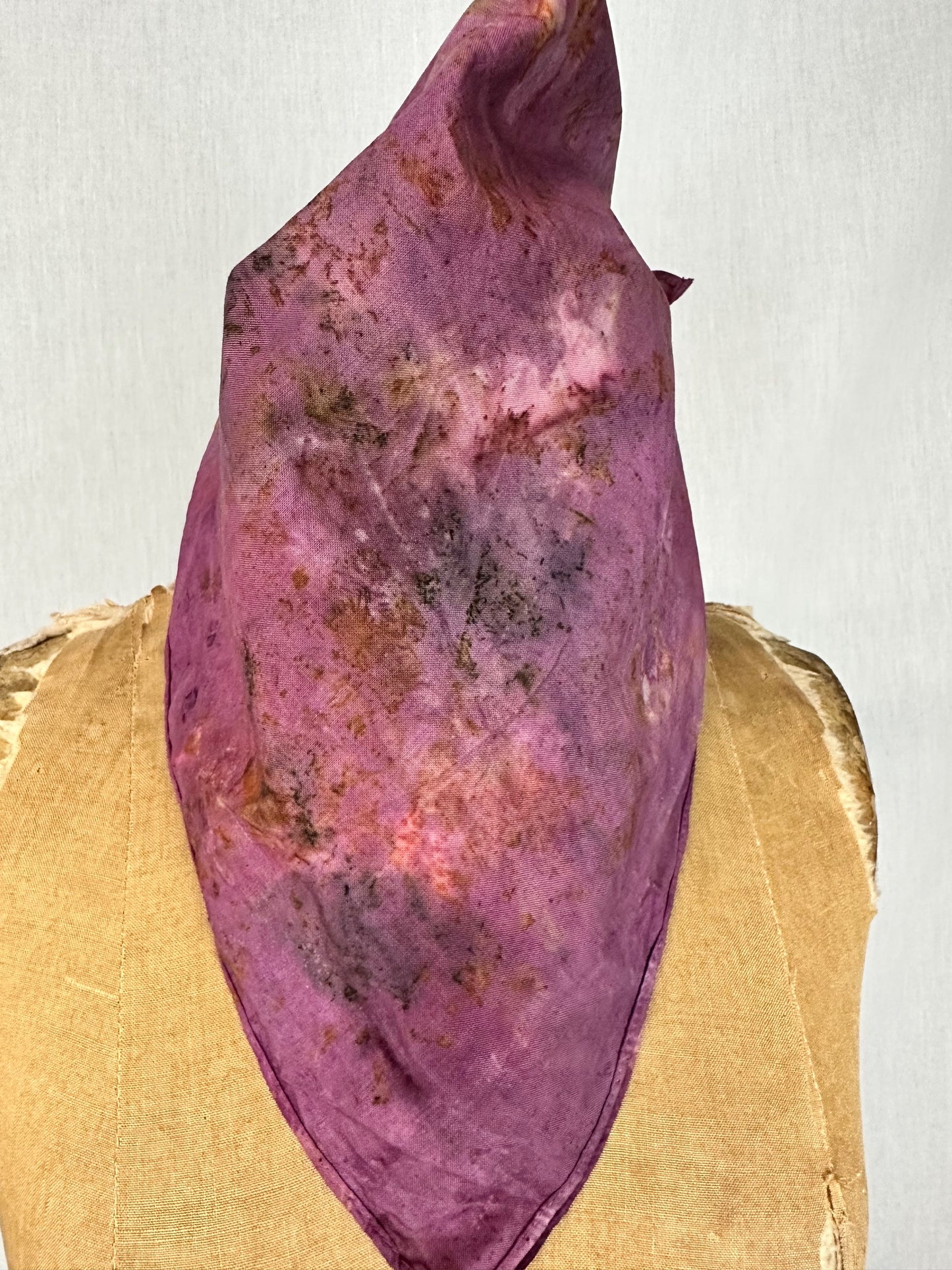 Cotton Bandanna / Altar Cloth - Cosmic Spiral