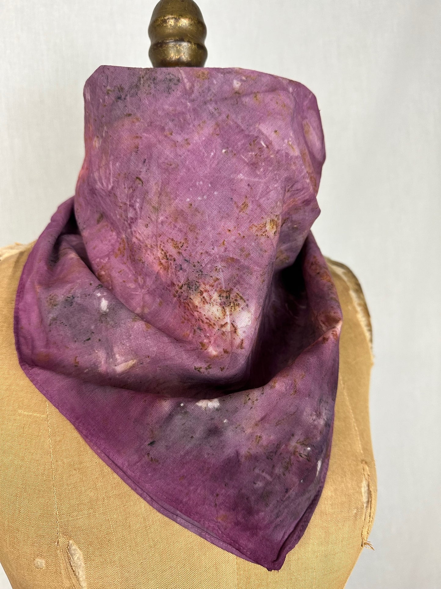 Cotton Bandanna / Altar Cloth - Cosmic Spiral