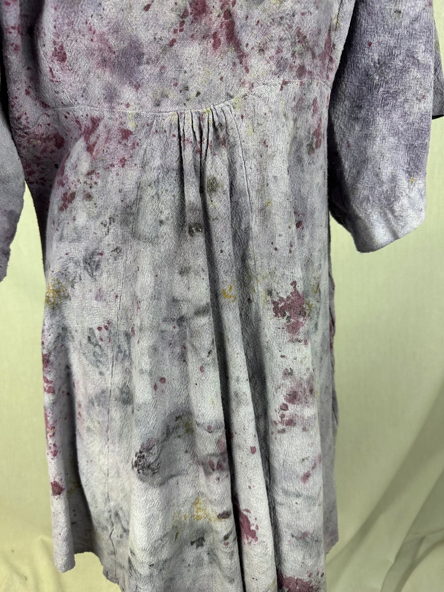 Hemp wrap dress- cosmic dancer