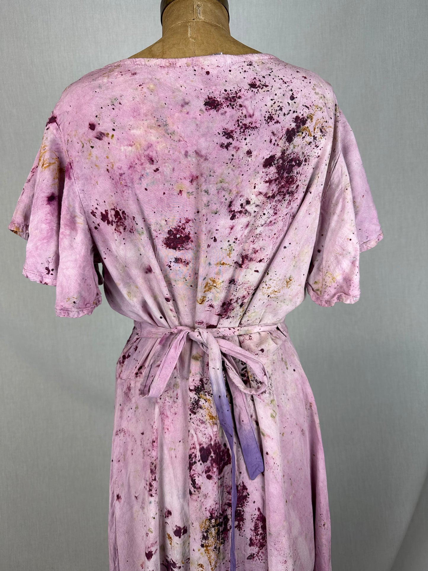 Wrap dress - cosmic grounding