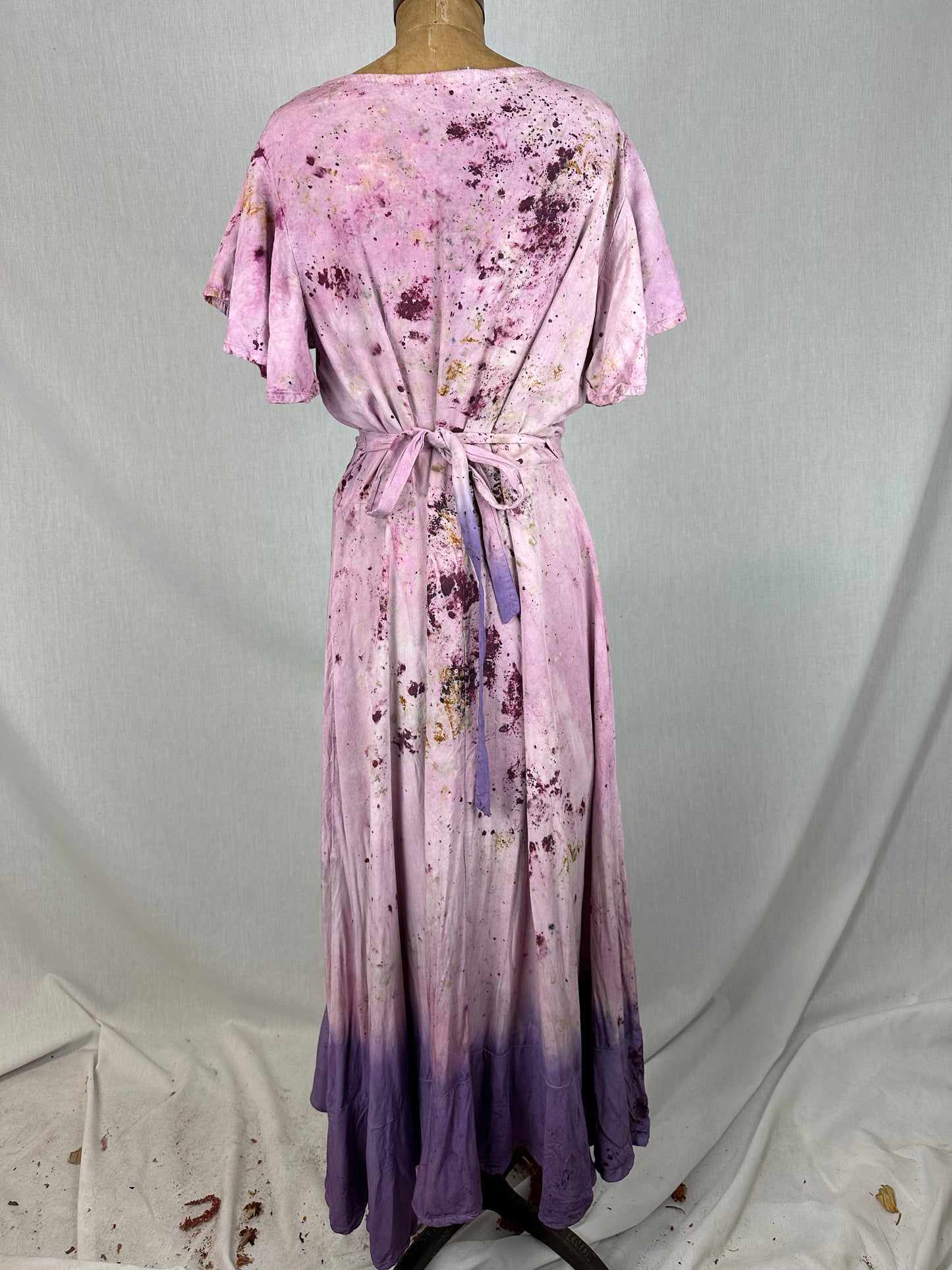 Wrap dress - cosmic grounding
