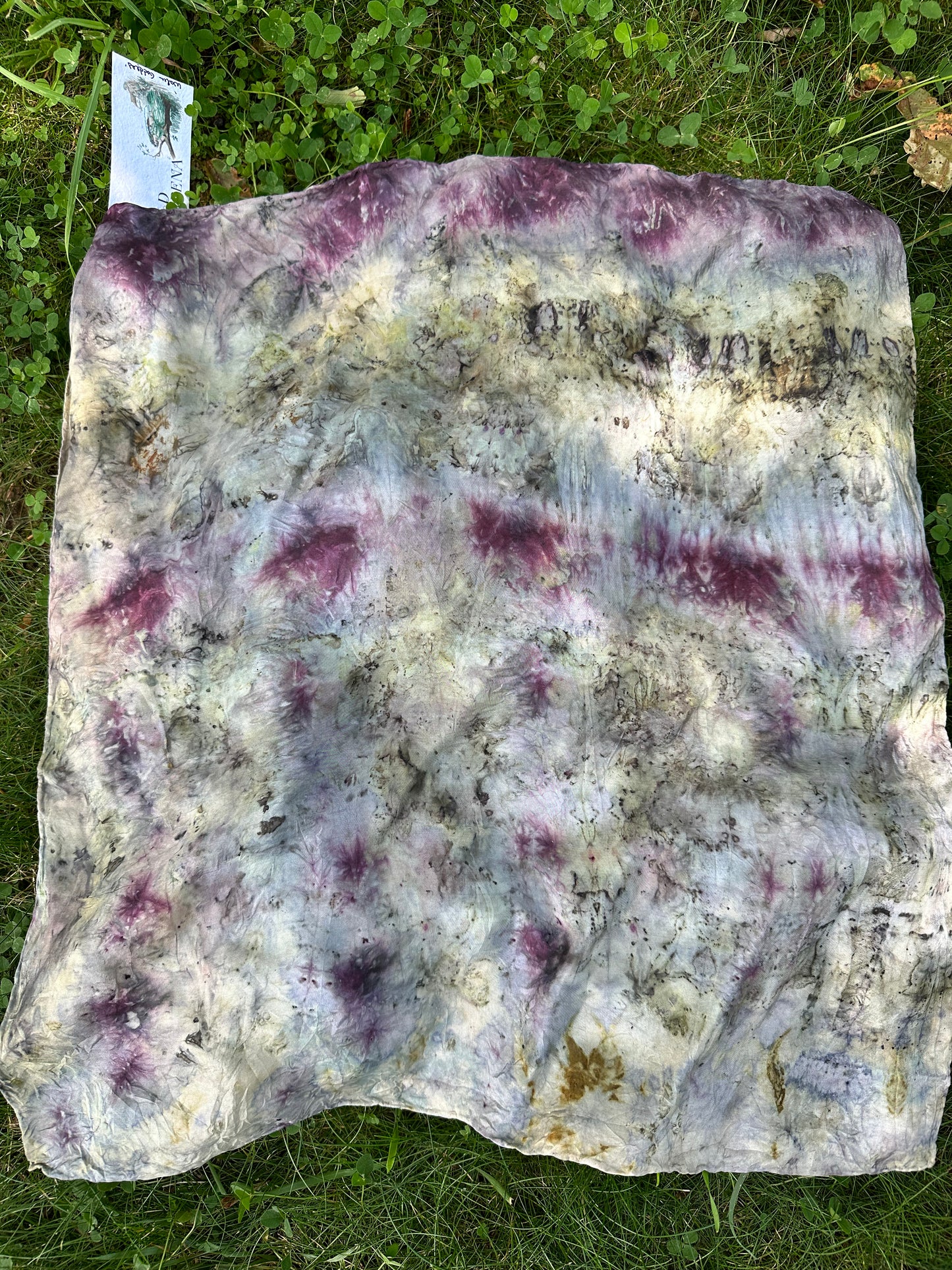 Silk bandana/ altar cloth- water goddess