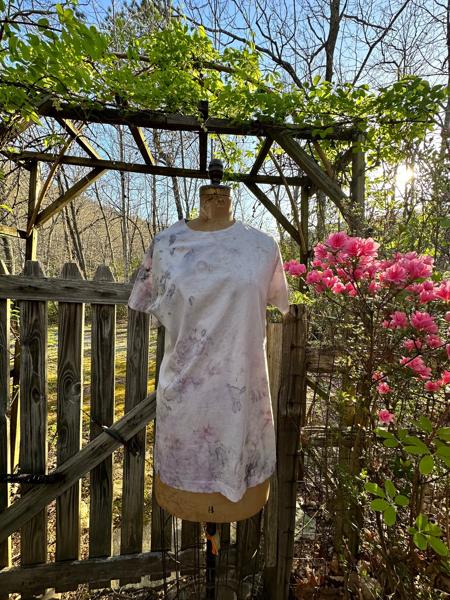 Organic cotton tea- ice flower