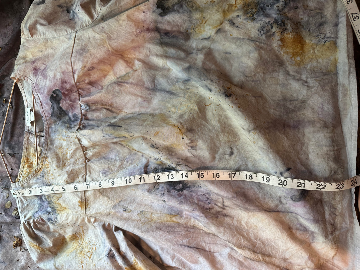 Upcycled cotton top- nebula