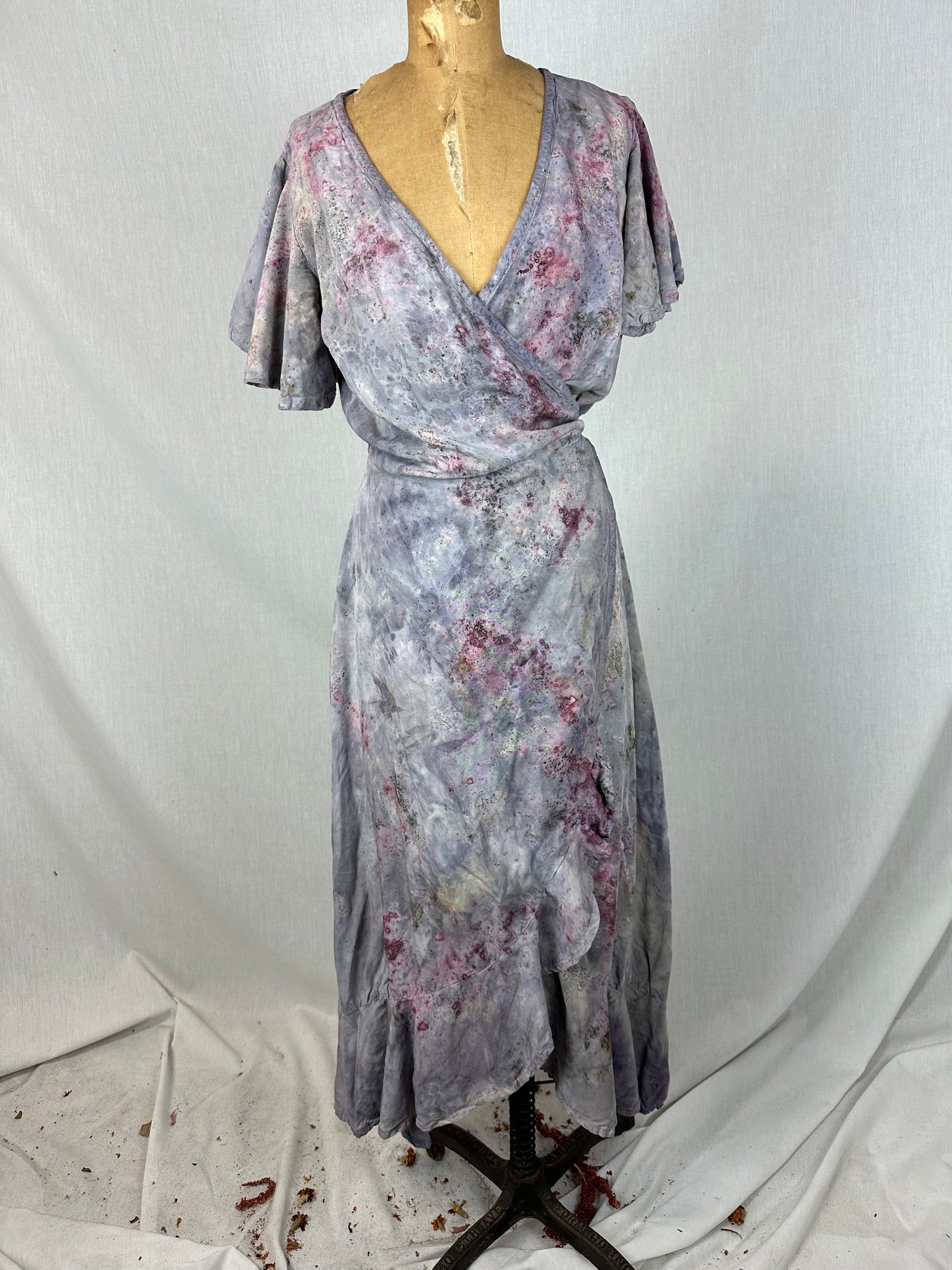 Wrap dress - Held in the fertile void