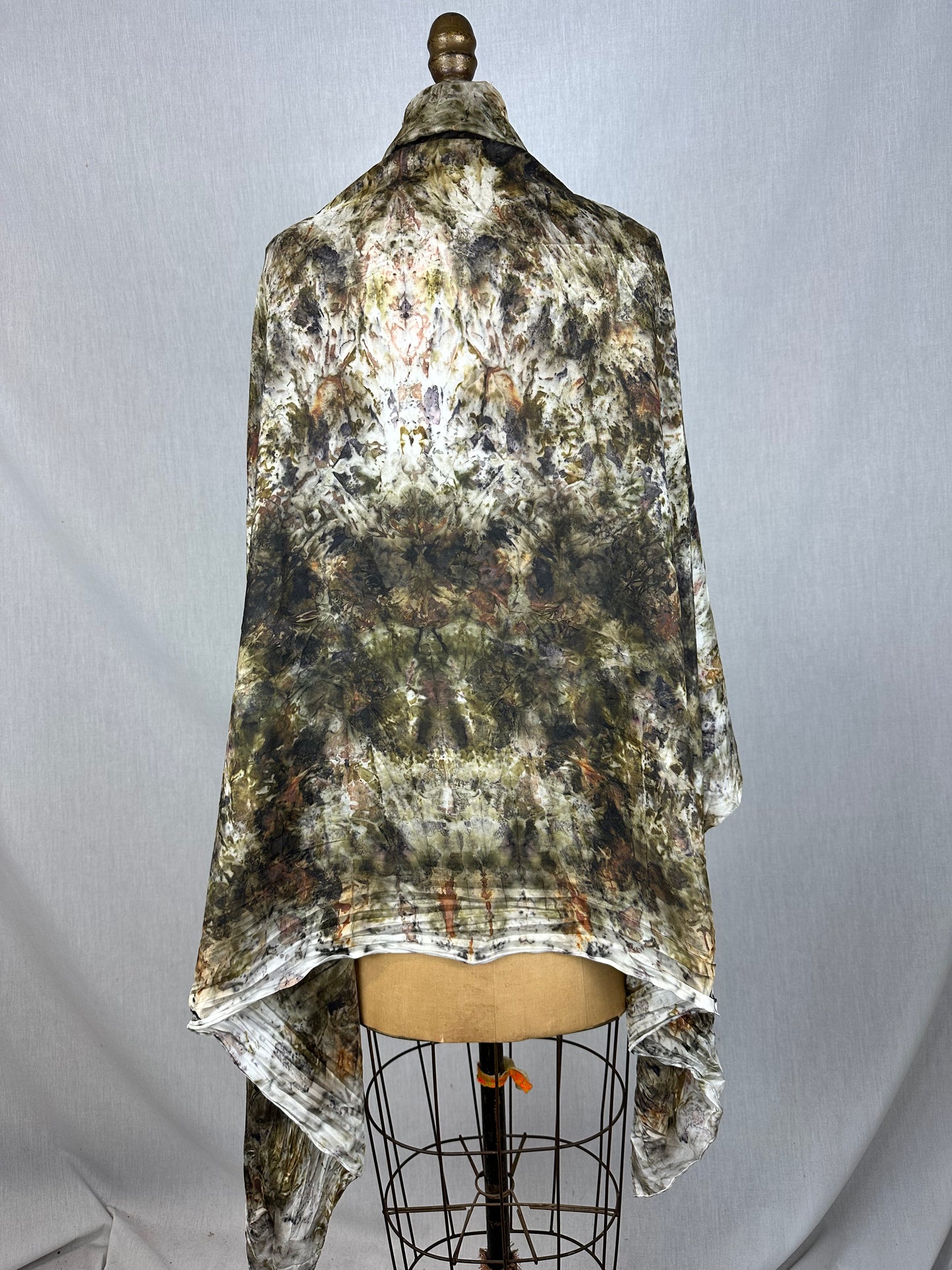 Silk shawl / sarong / beach cover - Wild Woods