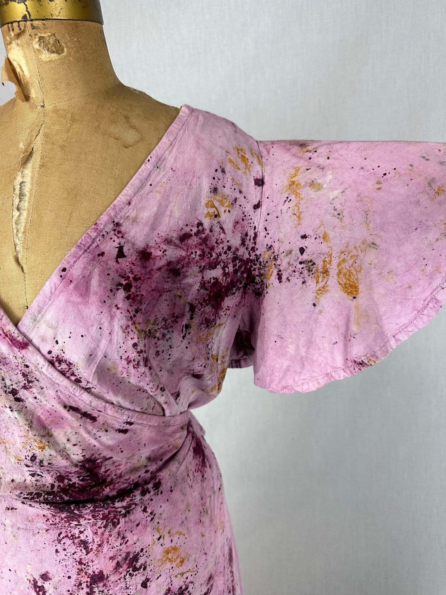 Wrap dress - cosmic grounding