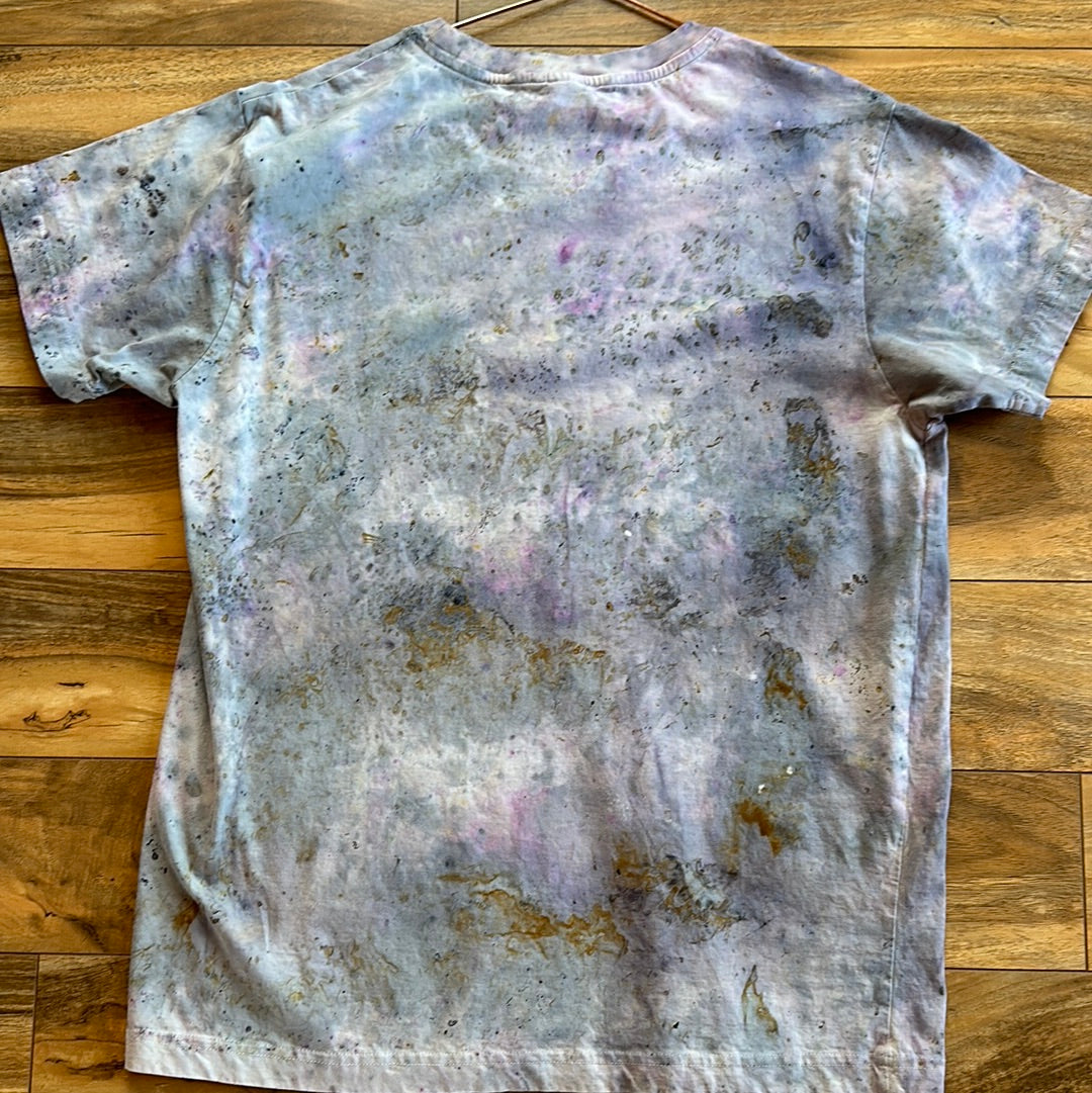 Organic cotton tee - outer space cowgirl