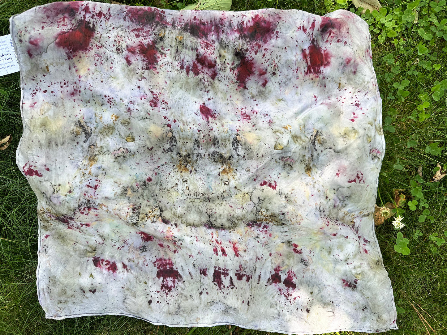 Silk bandana/ altar cloth/ elemental