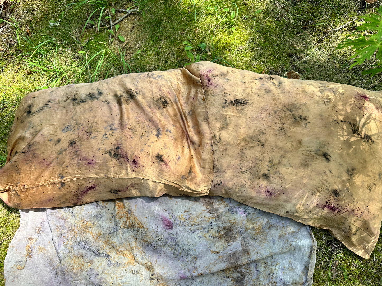 Silk pillowcase set - mushroom dreams