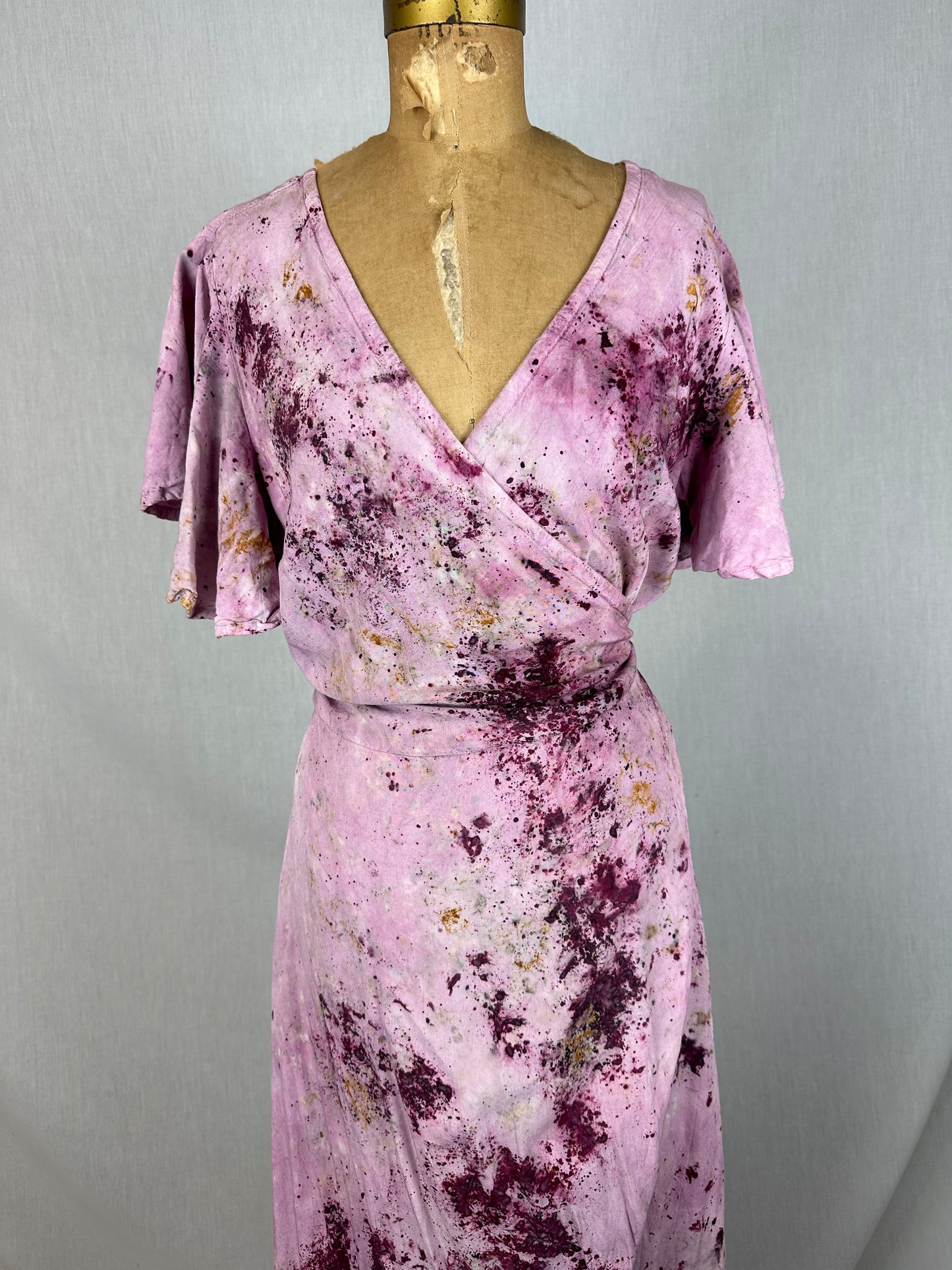 Wrap dress - cosmic grounding