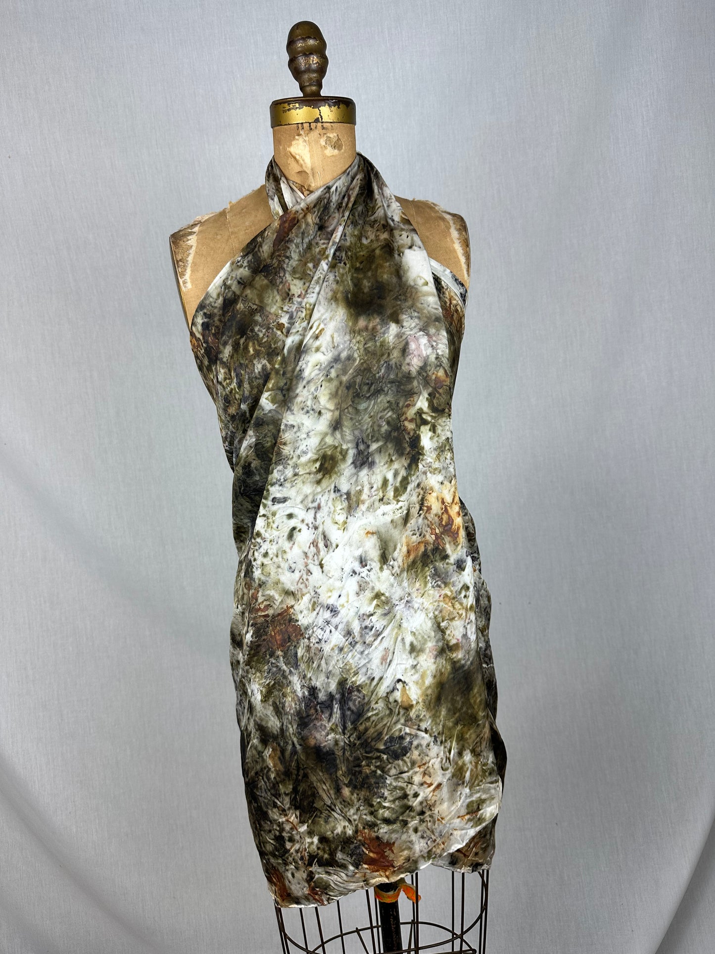 Silk shawl / sarong / beach cover - Wild Woods