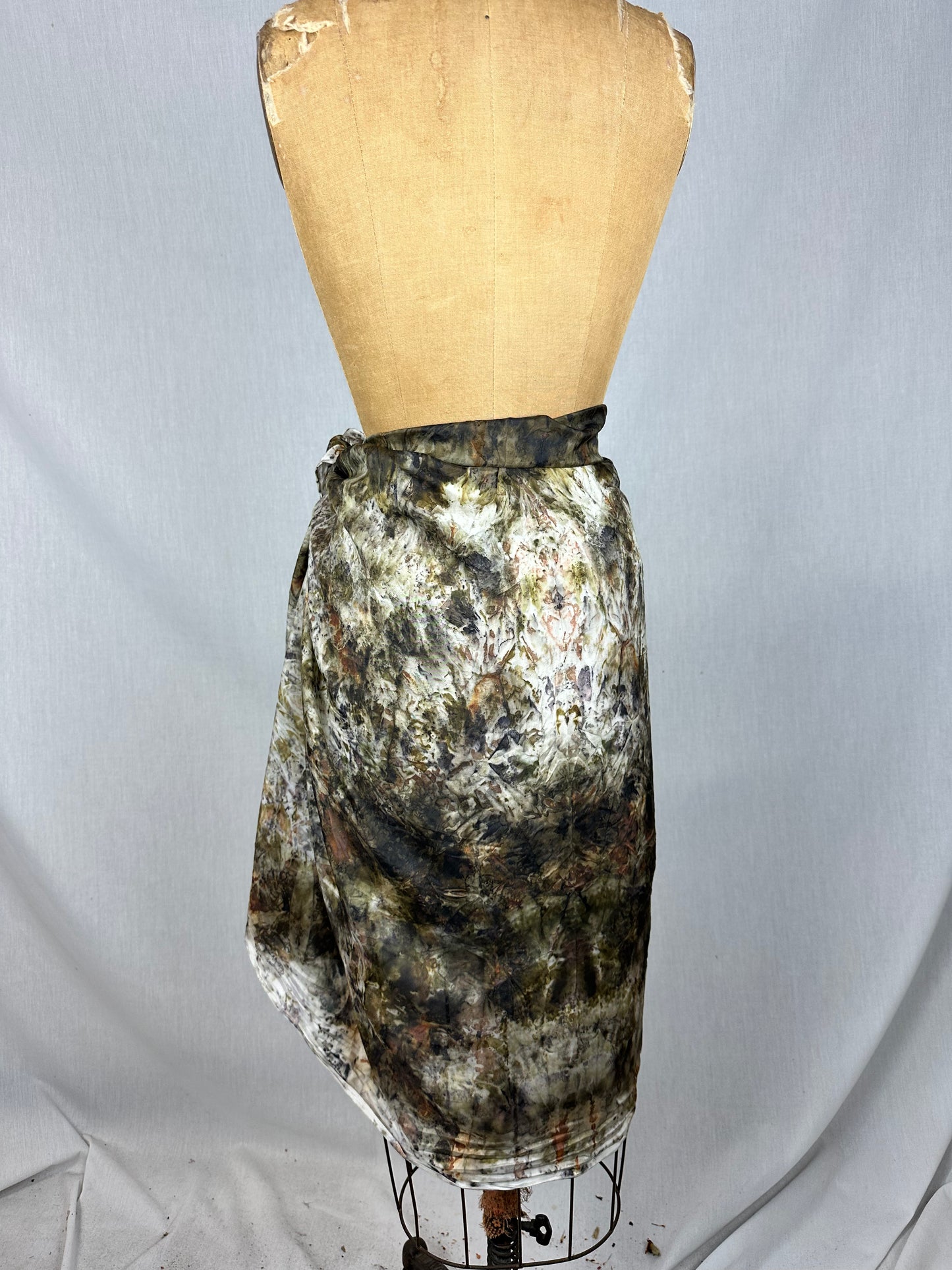 Silk shawl / sarong / beach cover - Wild Woods