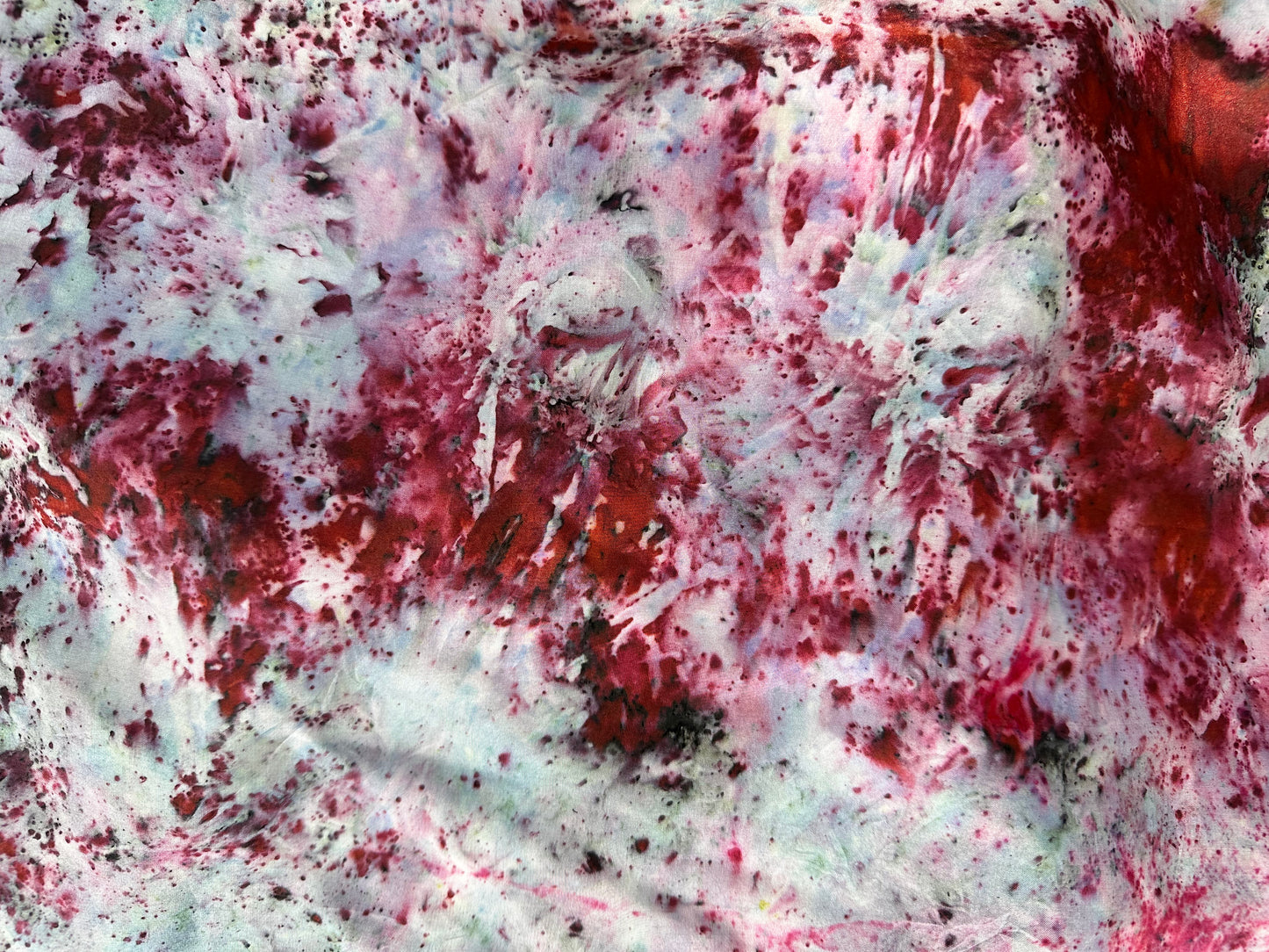 Silk bandana / altar cloth - Fire My Spirit